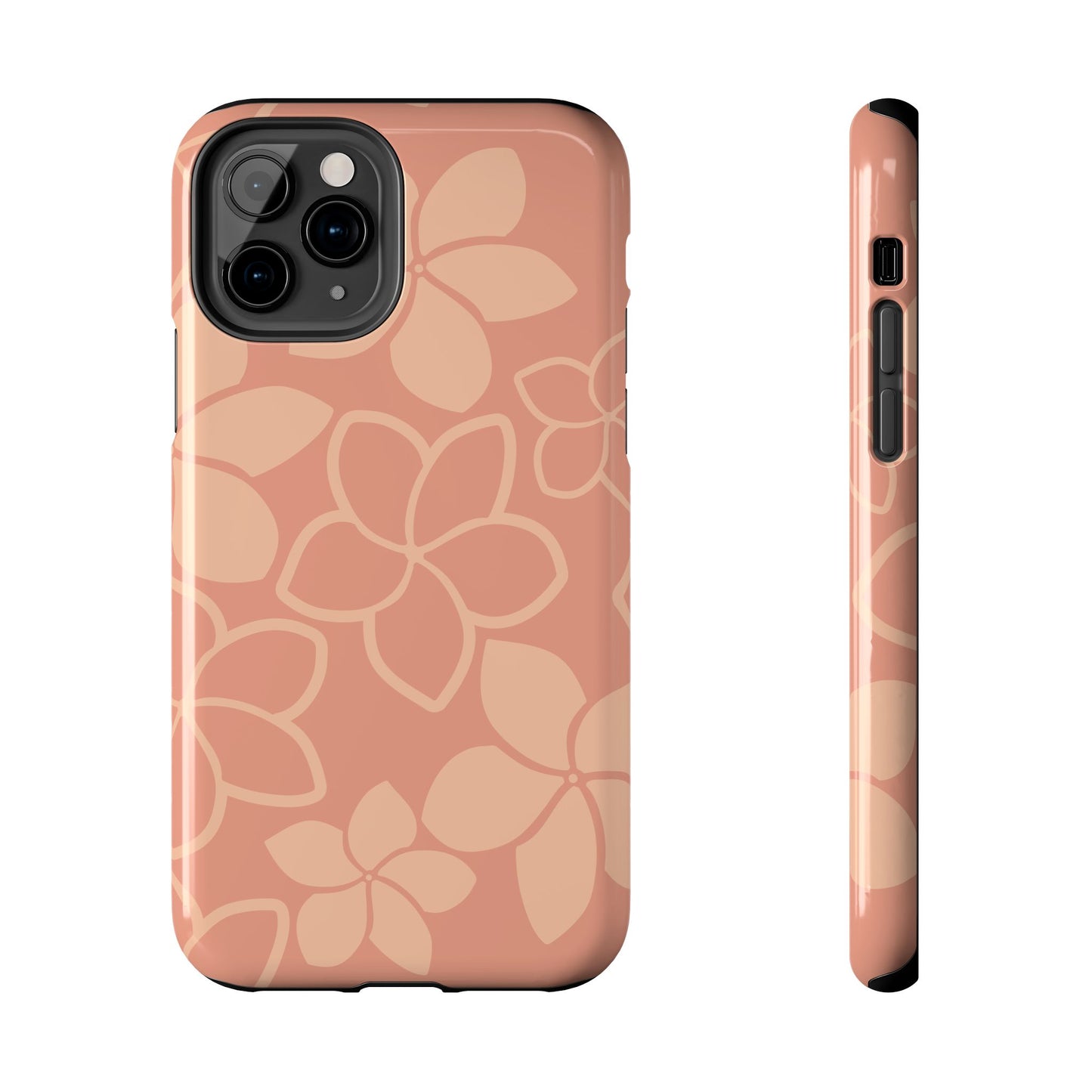 Tough Phone Cases - Plumeria (Salmon)