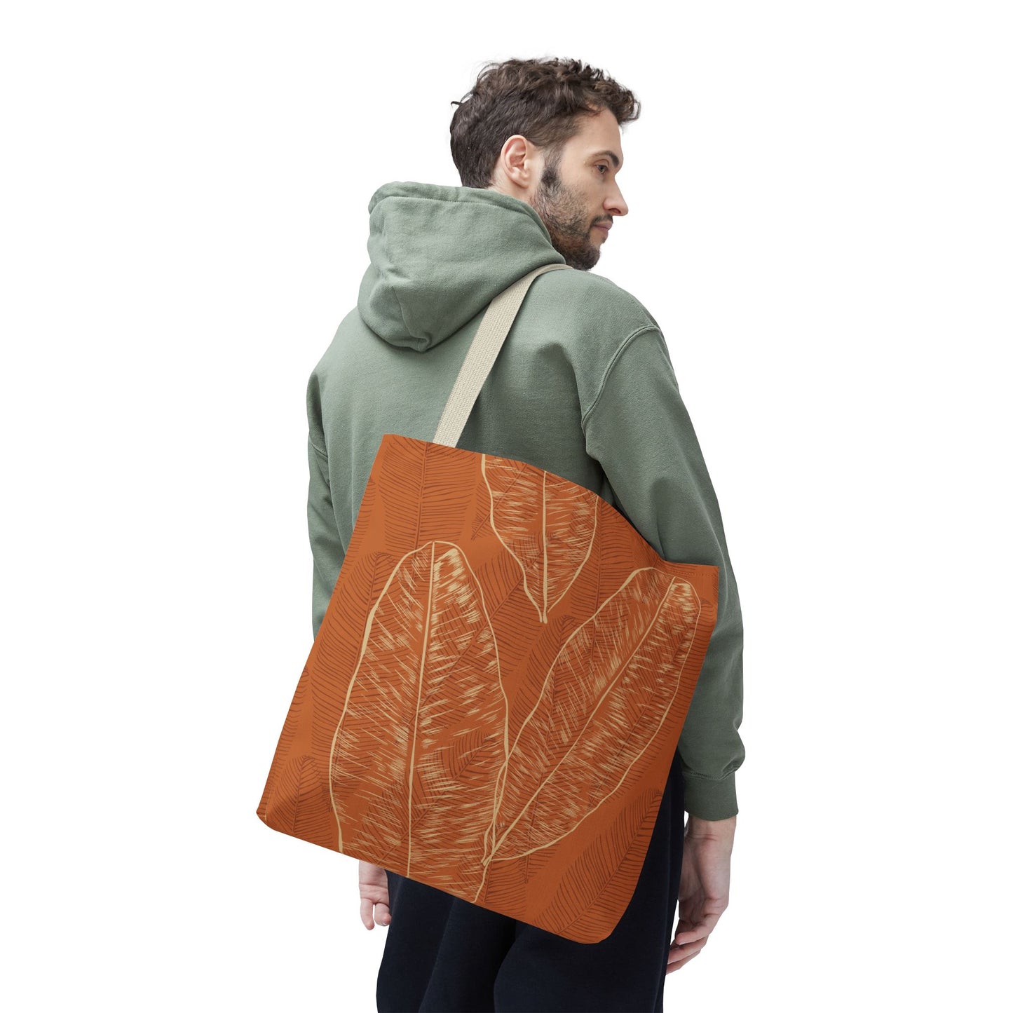 Tote Bag - Banana Leaf (Burnt Orange)