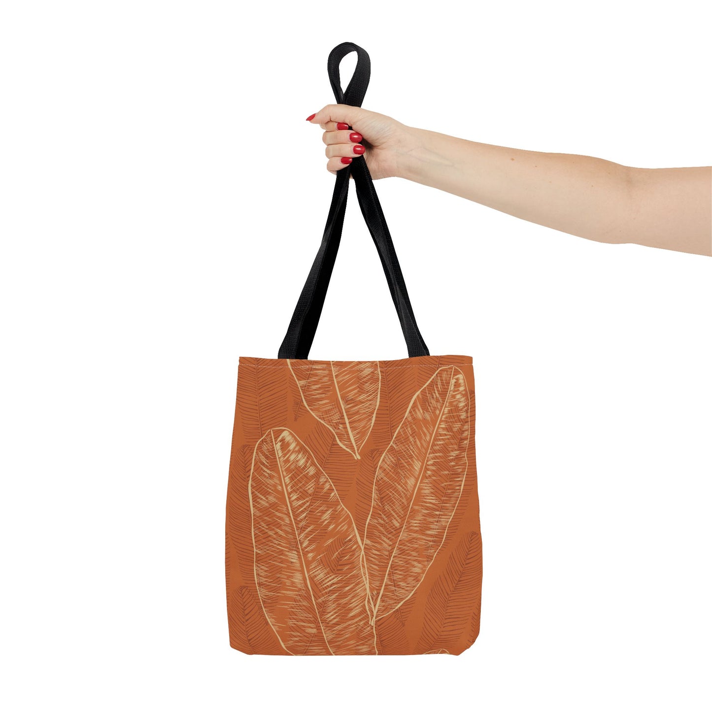 Tote Bag - Banana Leaf (Burnt Orange)
