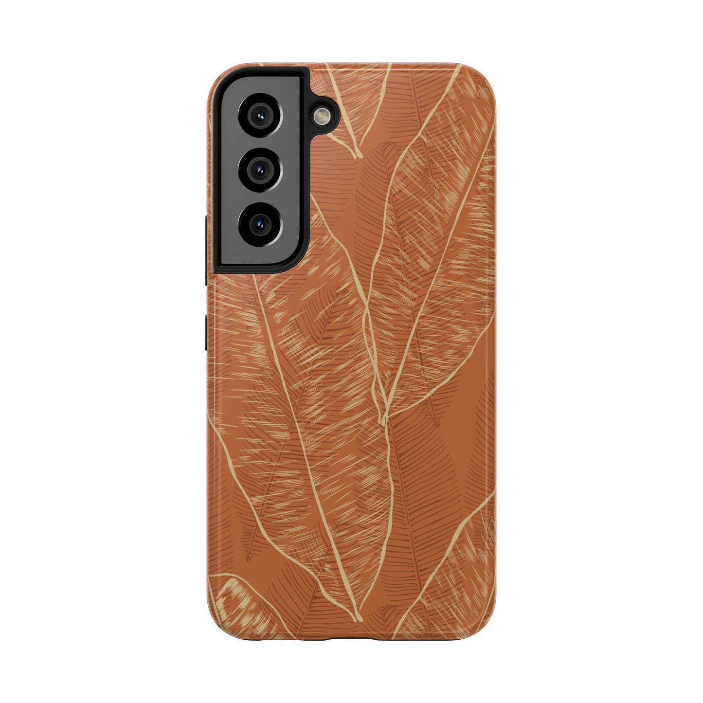 Tough Phone Cases - Banana Leaf (Rust)