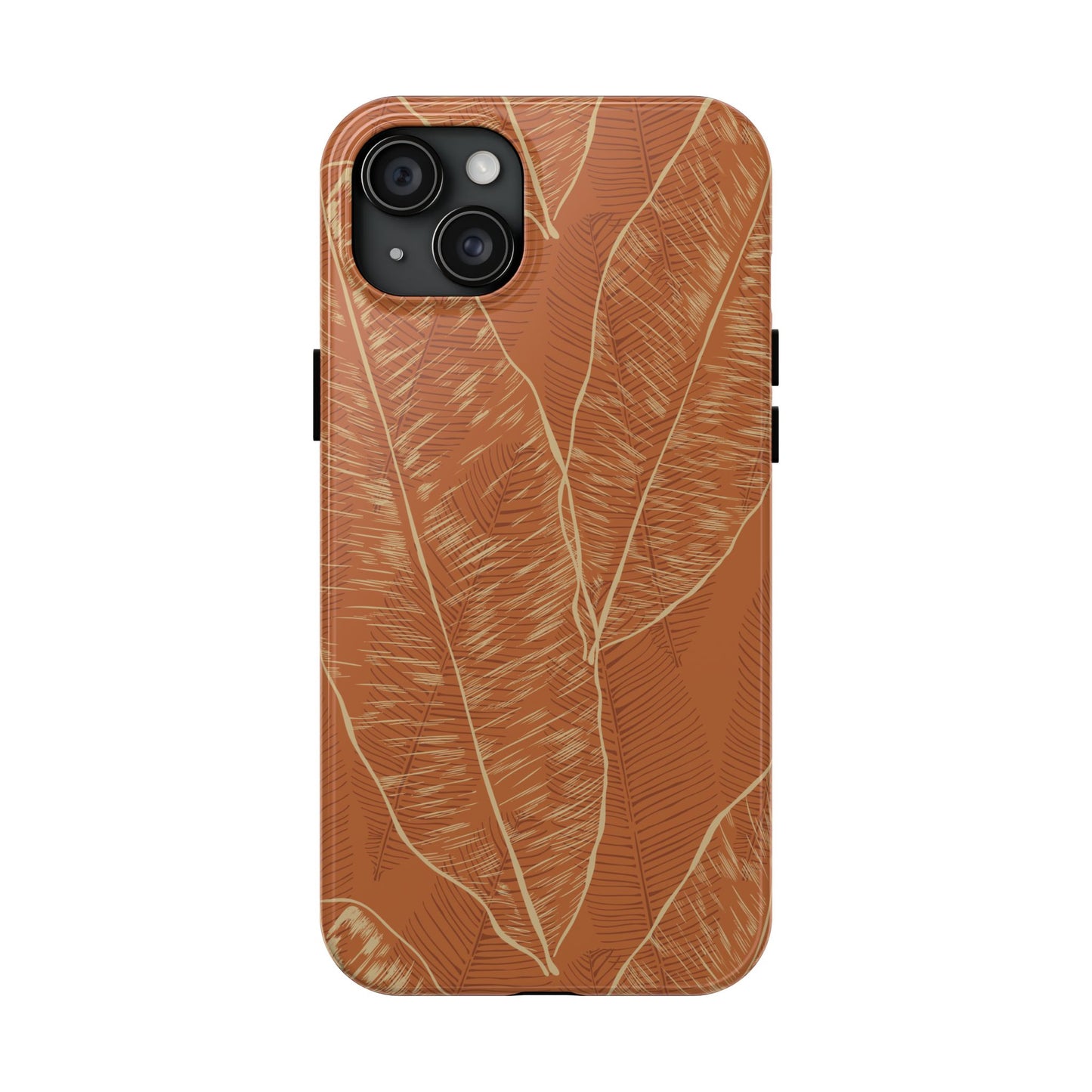 Tough Phone Cases - Banana Leaf (Rust)