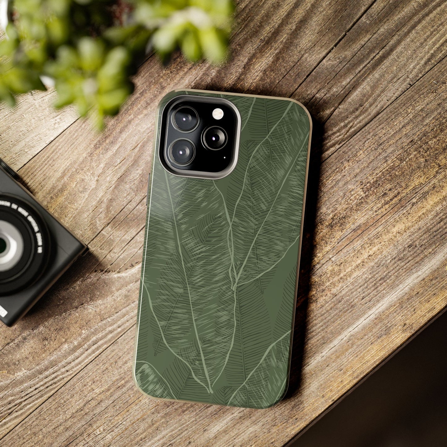 Tough Phone Cases - Banana Leaf Green