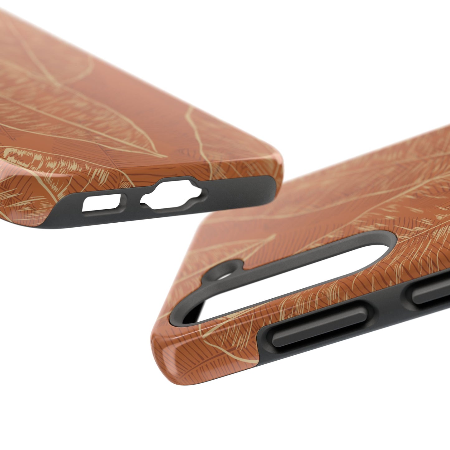 Tough Phone Cases - Banana Leaf (Rust)