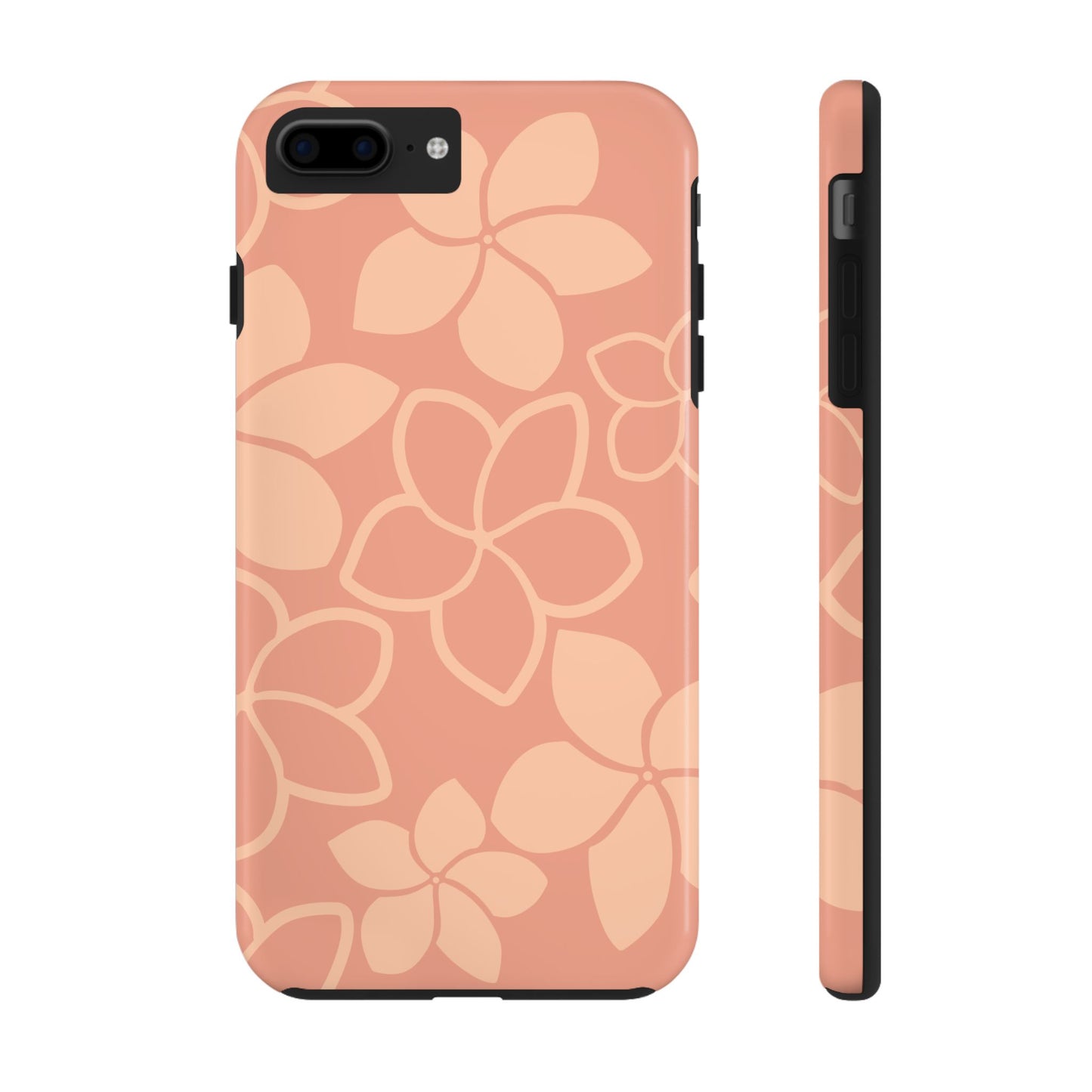Tough Phone Cases - Plumeria (Salmon)