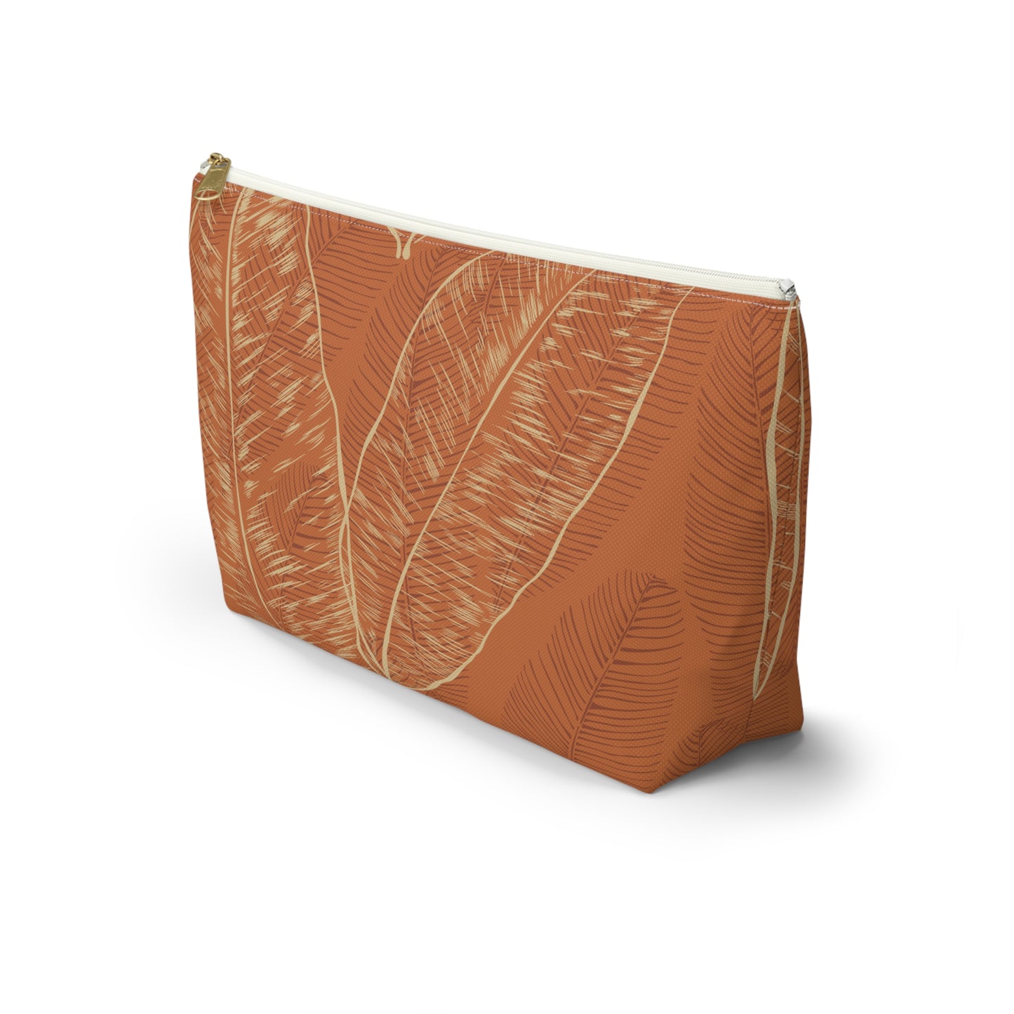 Accessory Pouch (Banana Leaf - Burnt Orange)