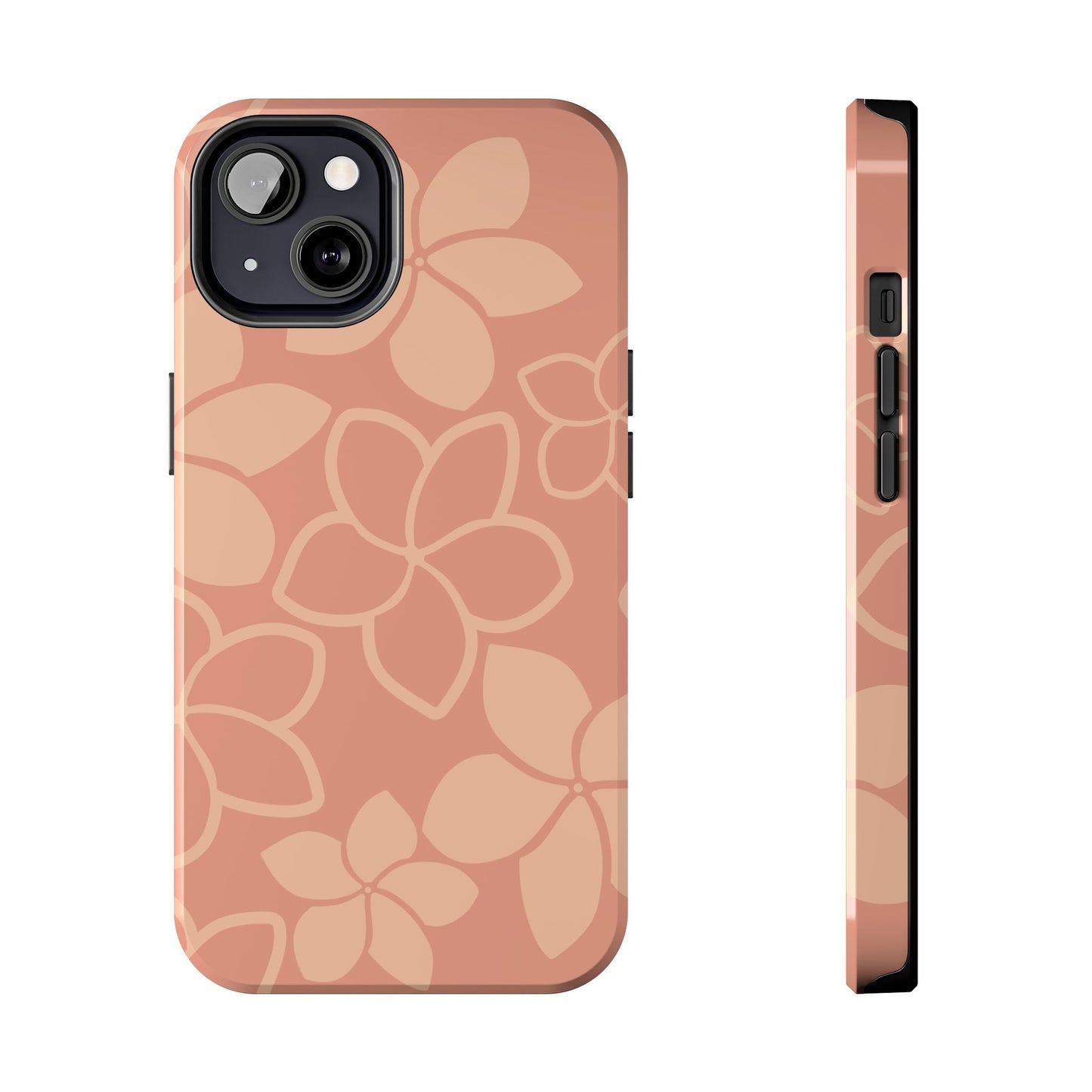 Tough Phone Cases - Plumeria (Salmon)