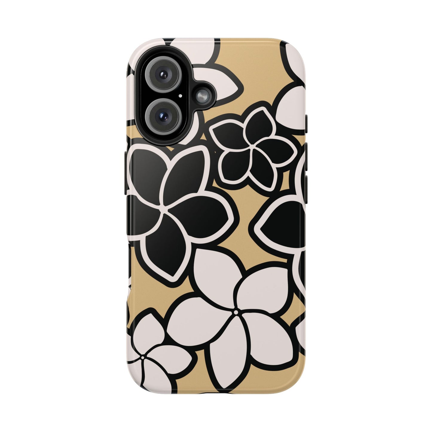 Tough Phone Cases - Plumeria (Black White)