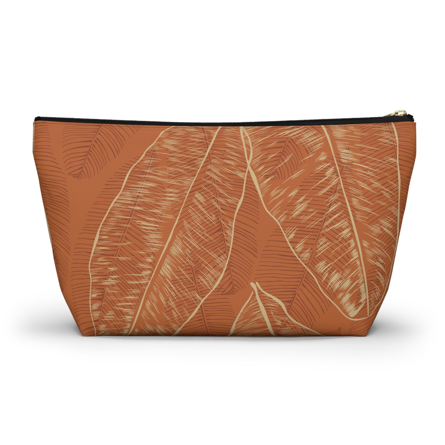Accessory Pouch (Banana Leaf - Burnt Orange)