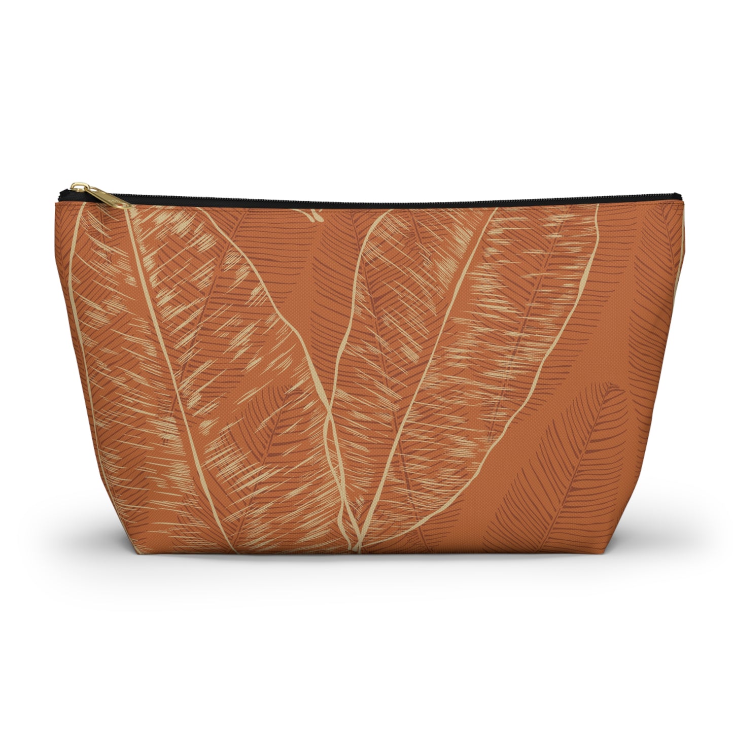 Accessory Pouch (Banana Leaf - Burnt Orange)