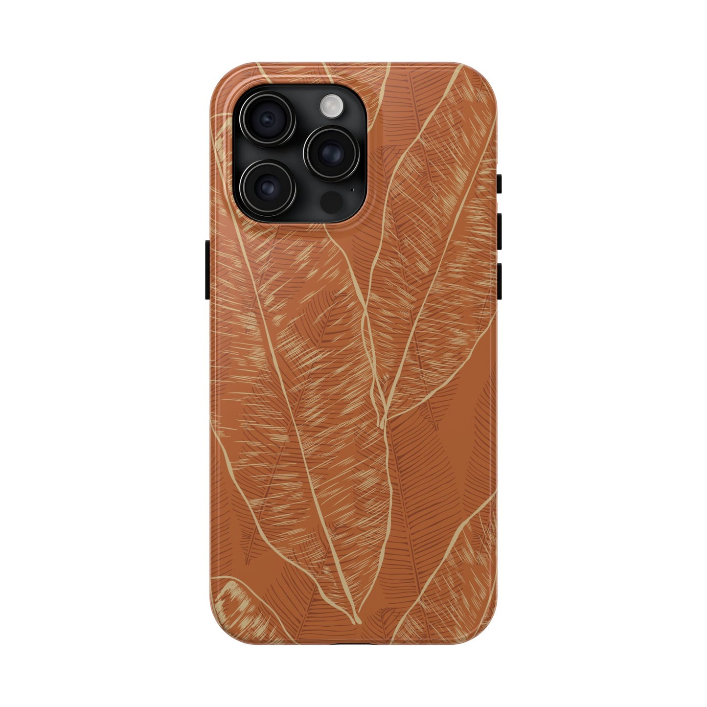Tough Phone Cases - Banana Leaf (Rust)