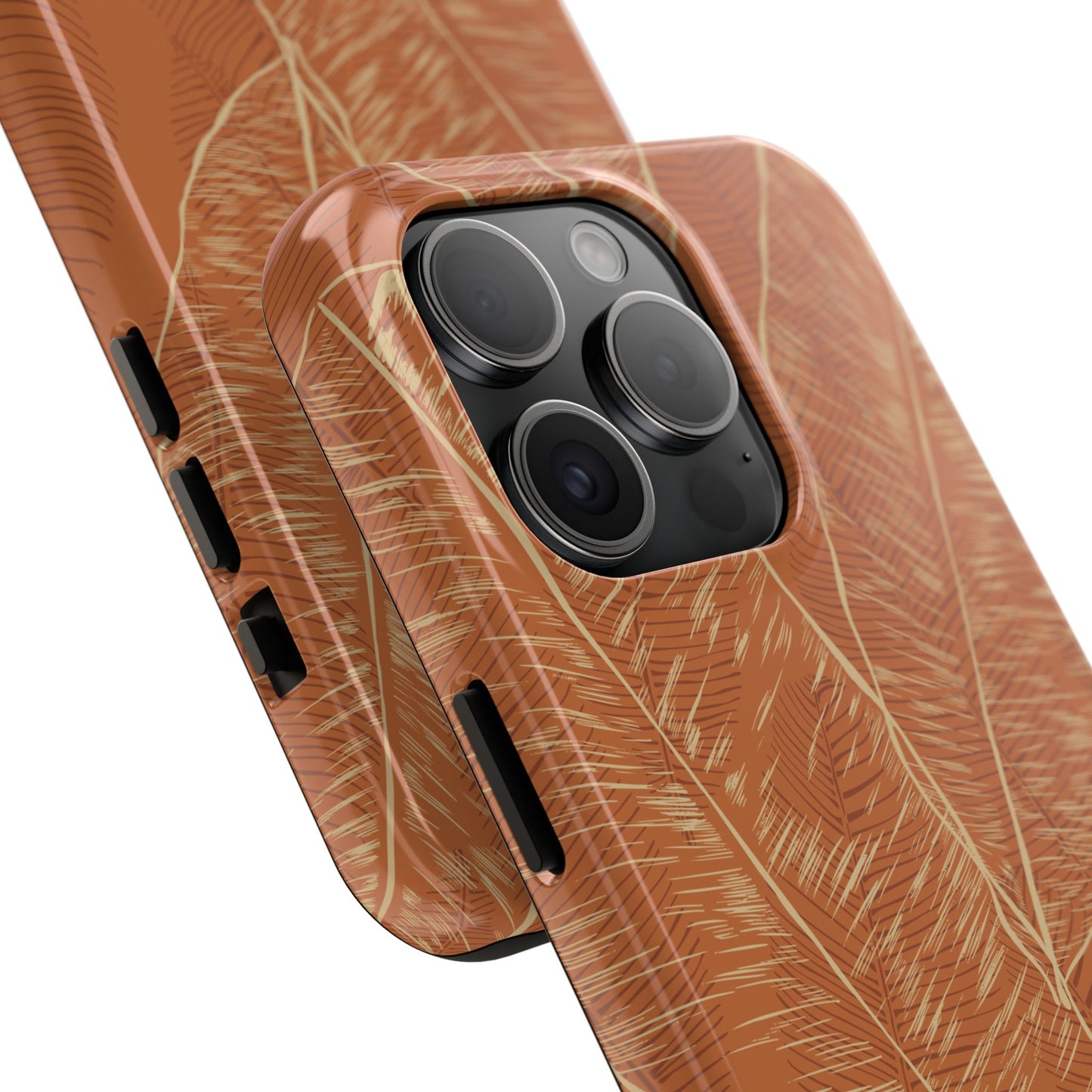 Tough Phone Cases - Banana Leaf (Rust)
