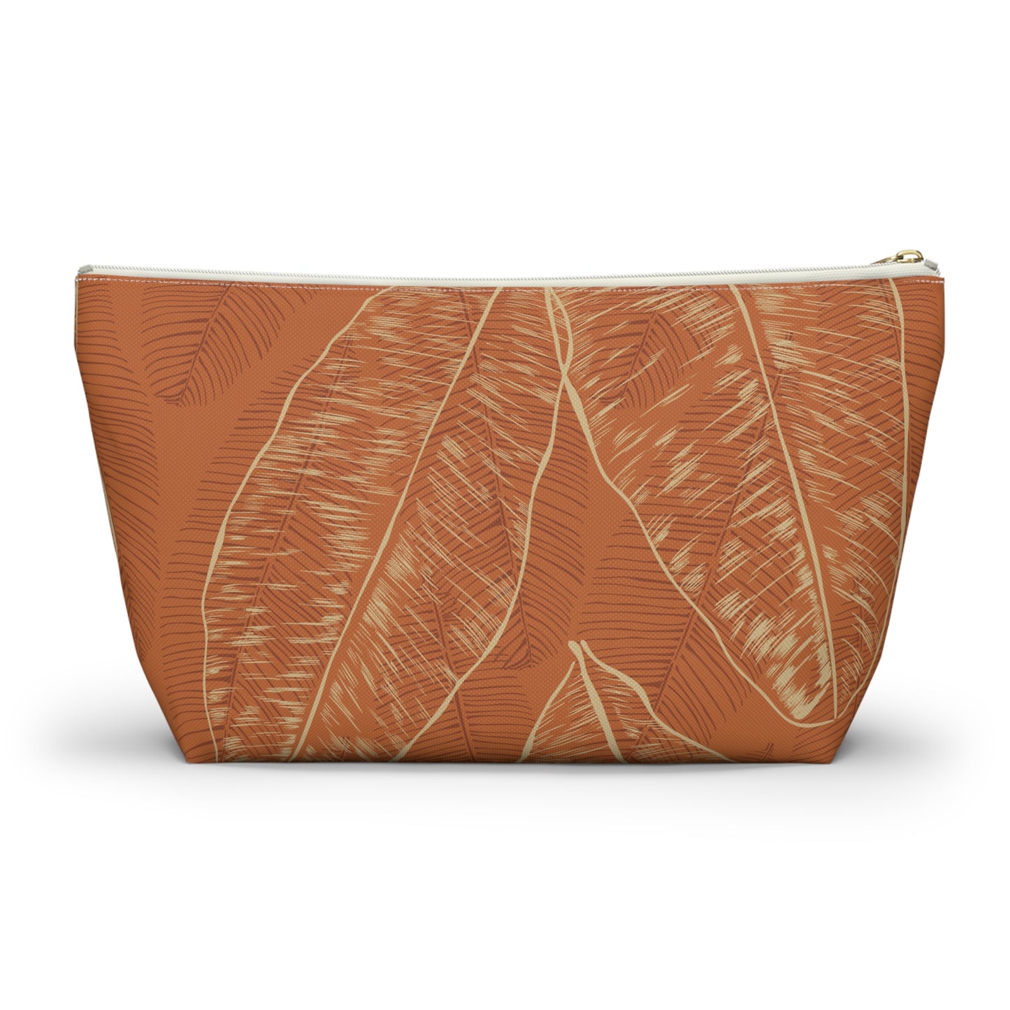 Accessory Pouch (Banana Leaf - Burnt Orange)