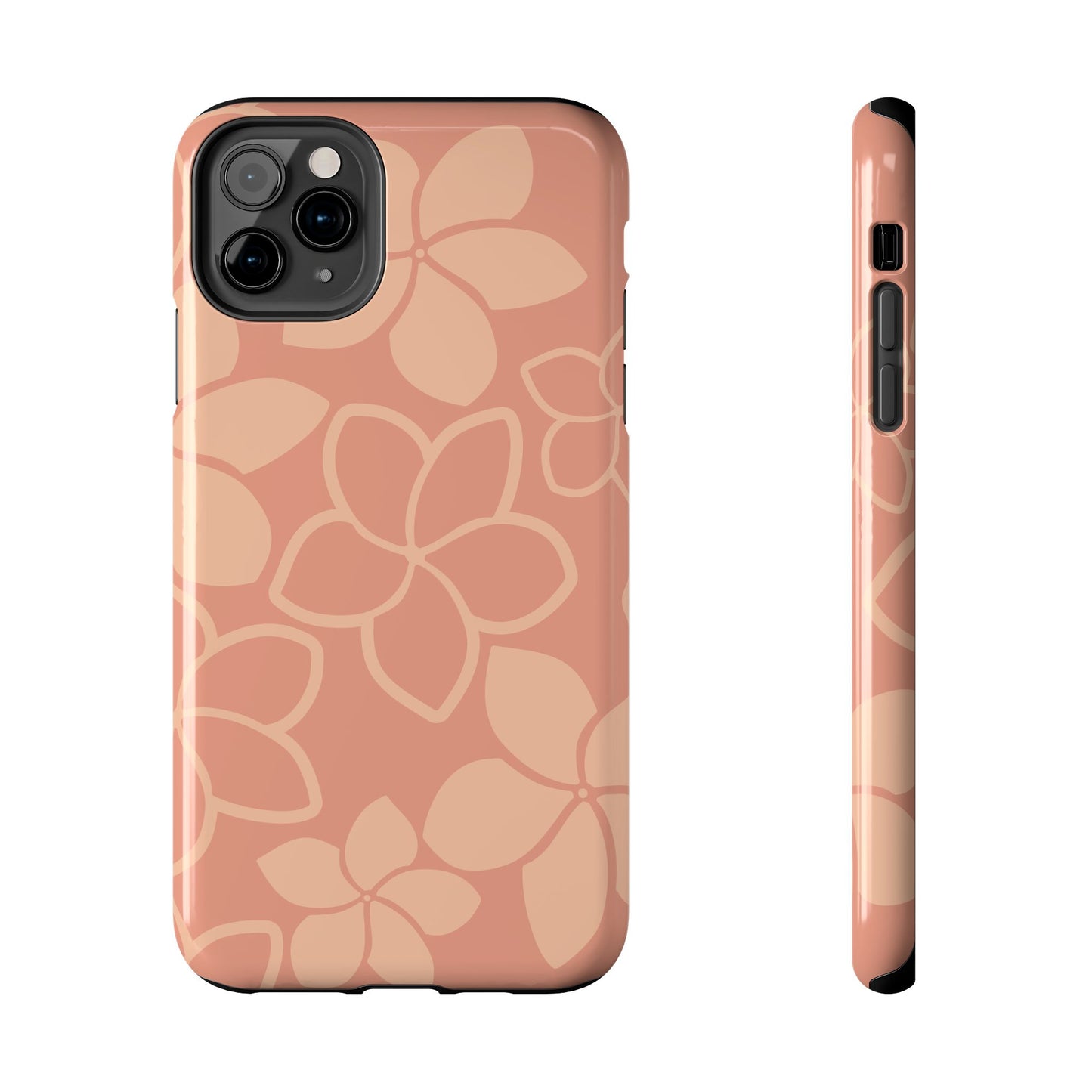 Tough Phone Cases - Plumeria (Salmon)