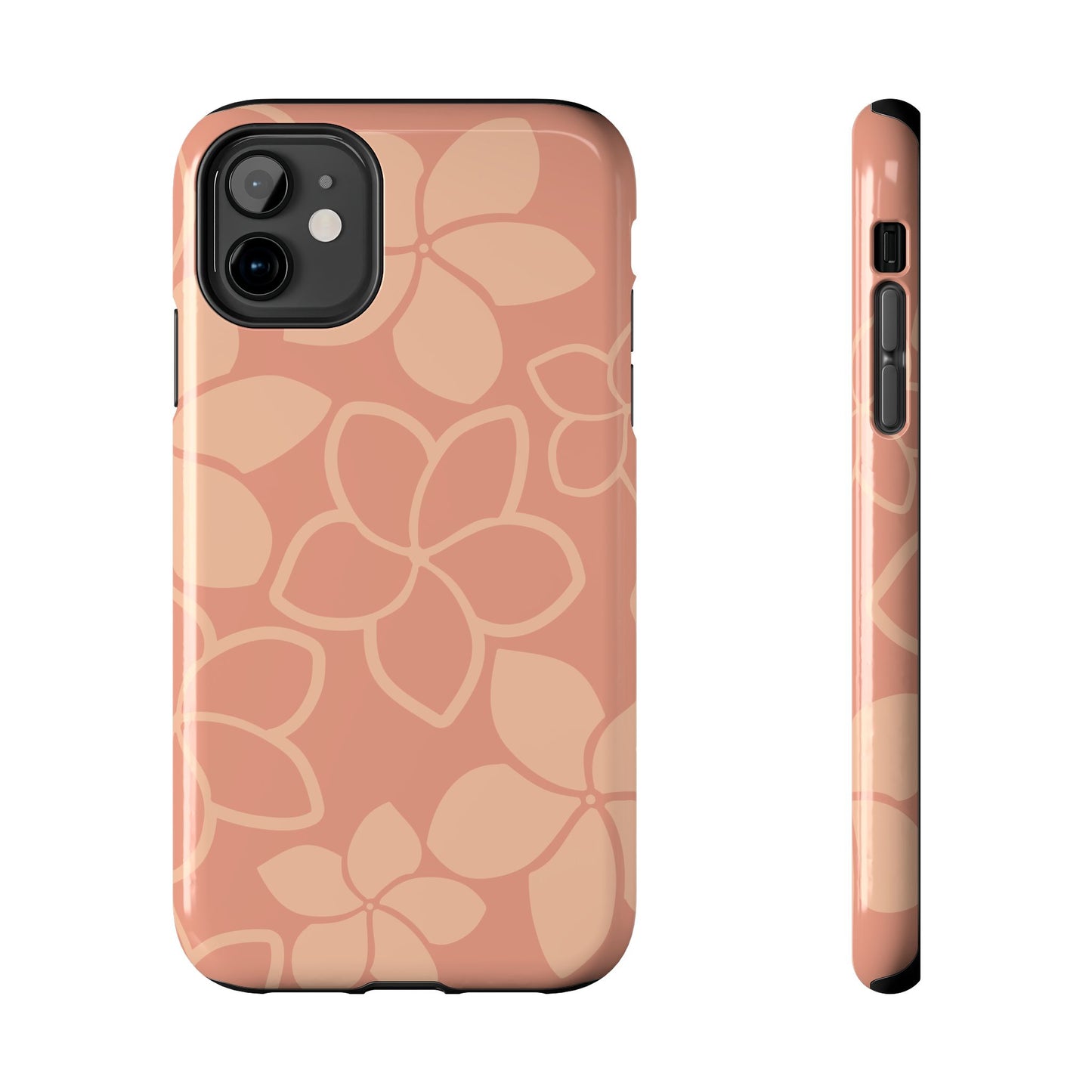 Tough Phone Cases - Plumeria (Salmon)