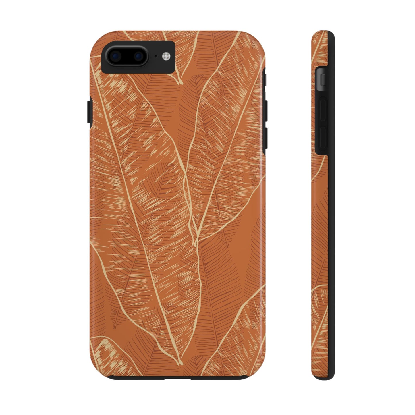 Tough Phone Cases - Banana Leaf (Rust)