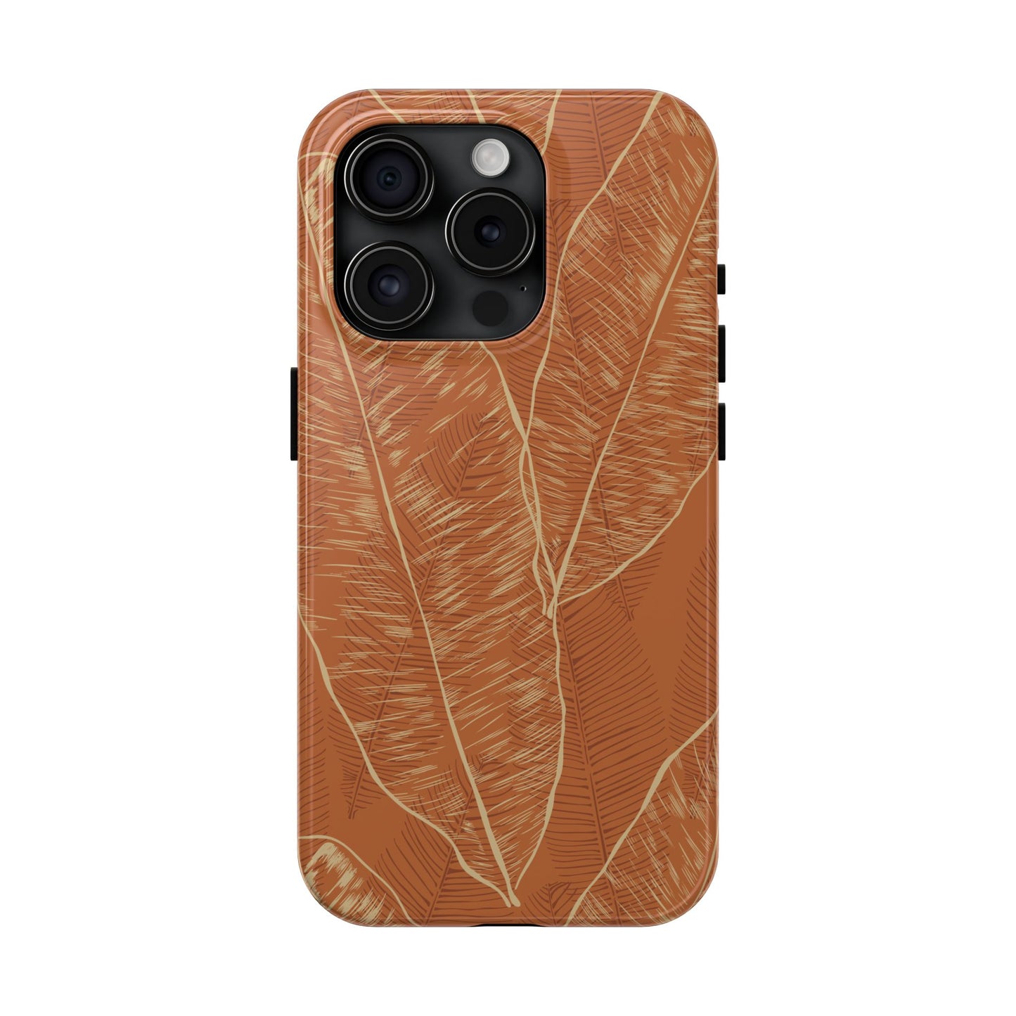 Tough Phone Cases - Banana Leaf (Rust)
