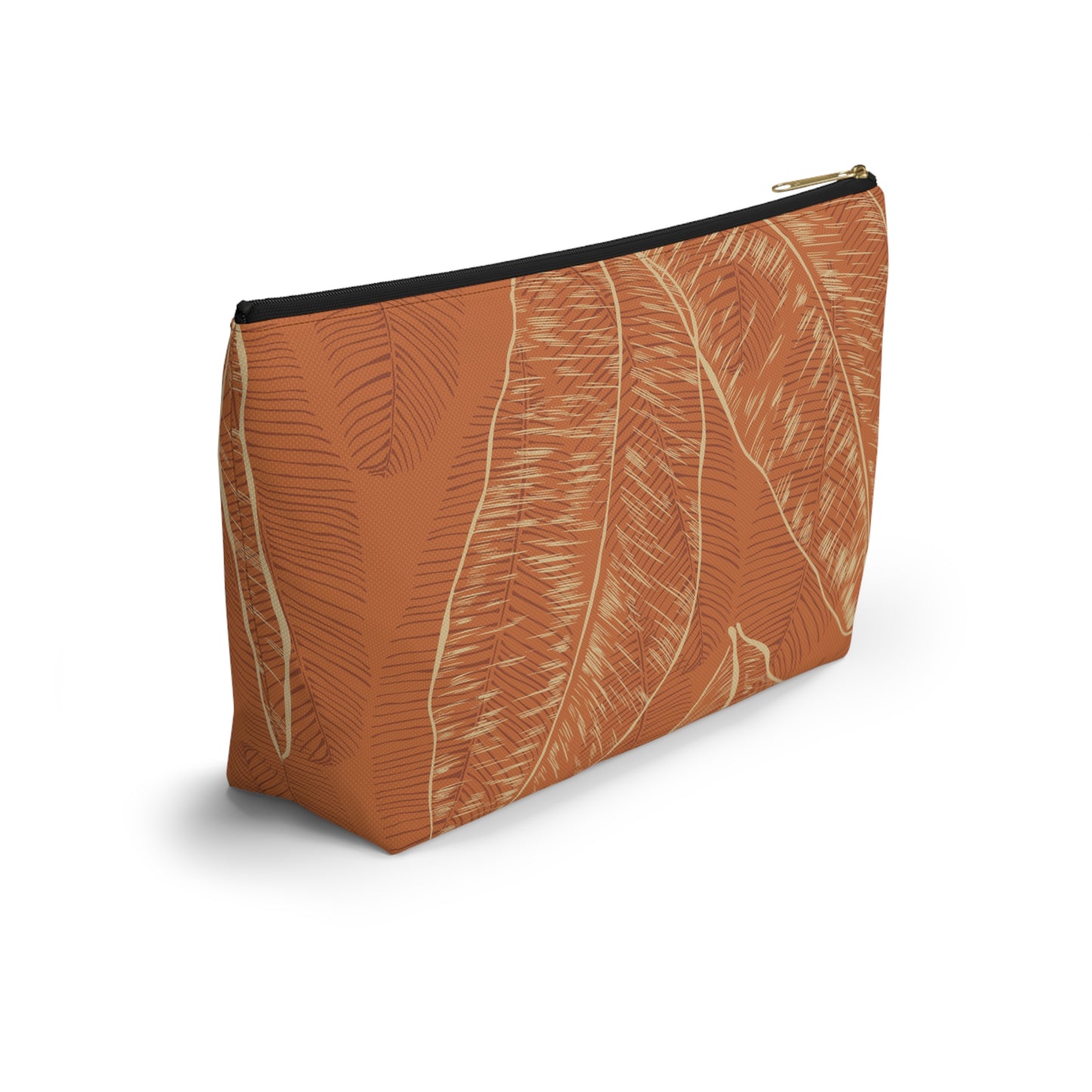 Accessory Pouch (Banana Leaf - Burnt Orange)