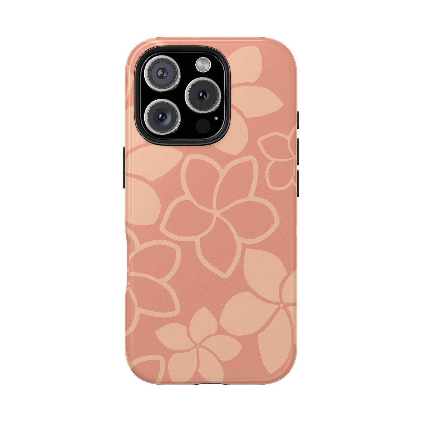 Tough Phone Cases - Plumeria (Salmon)
