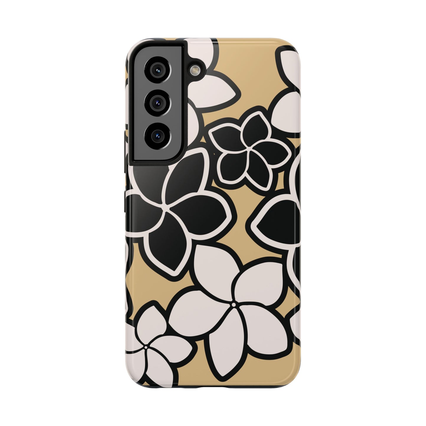 Tough Phone Cases - Plumeria (Black White)