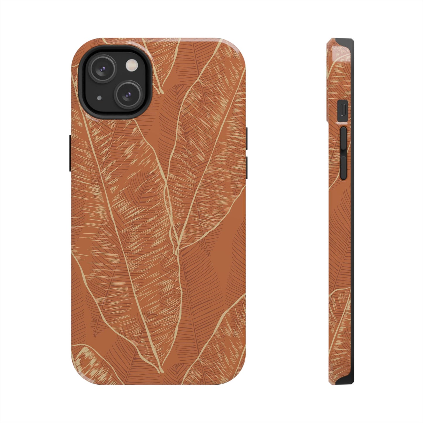 Tough Phone Cases - Banana Leaf (Rust)