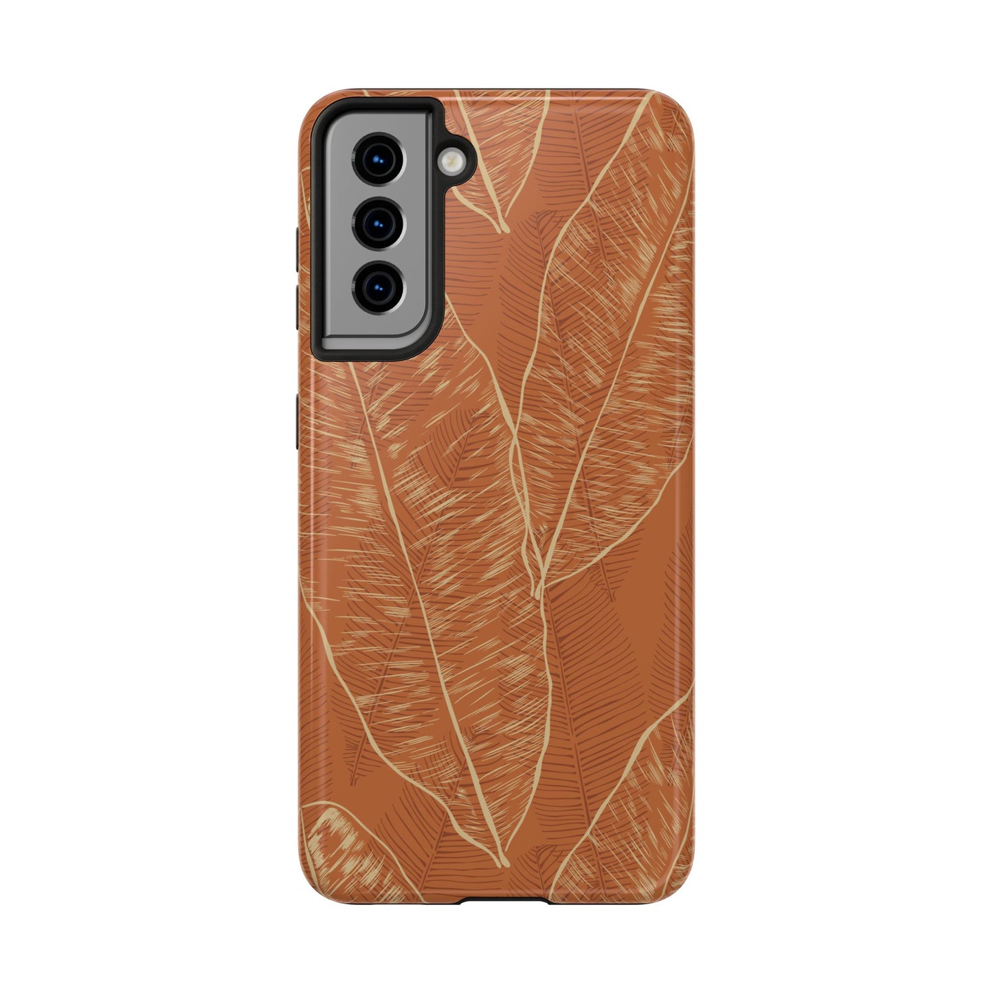 Tough Phone Cases - Banana Leaf (Rust)