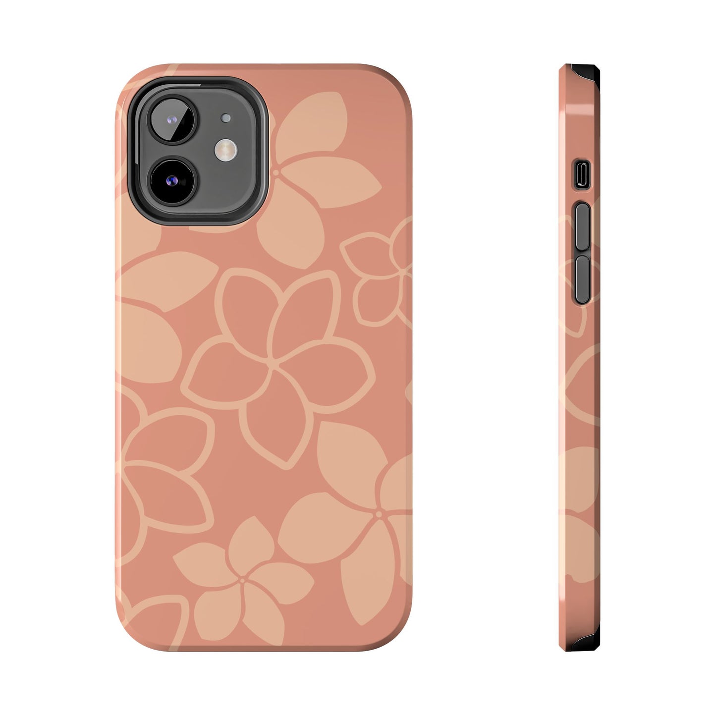 Tough Phone Cases - Plumeria (Salmon)