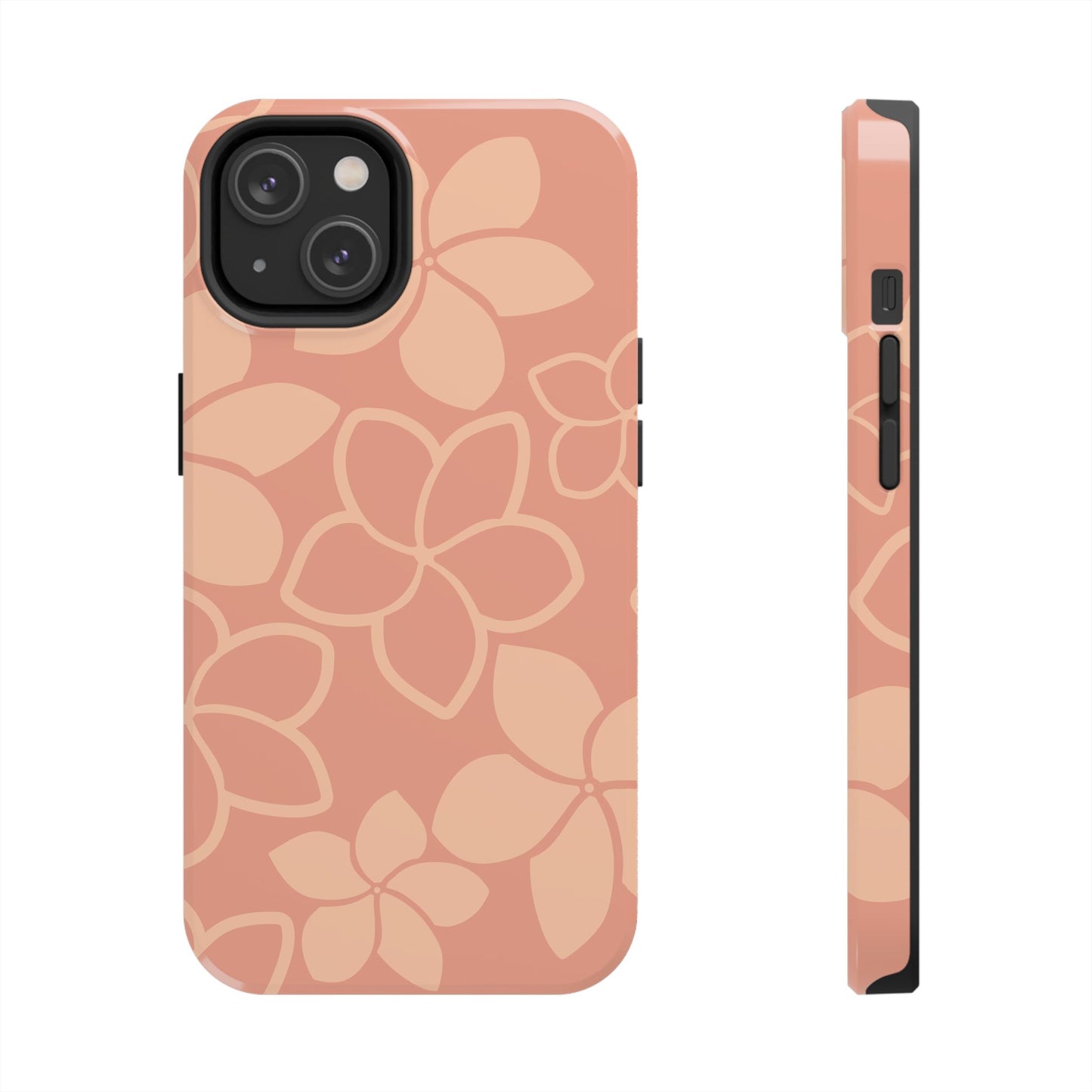 Tough Phone Cases - Plumeria (Salmon)