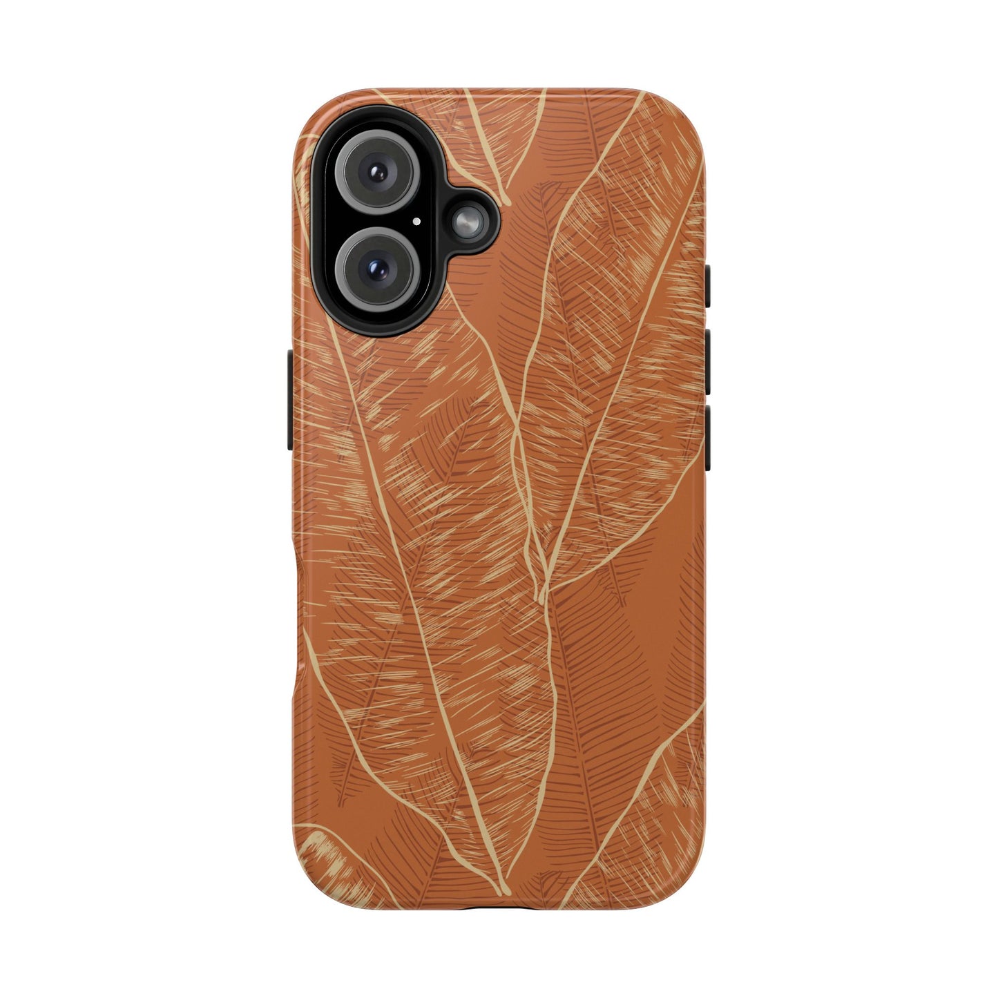 Tough Phone Cases - Banana Leaf (Rust)