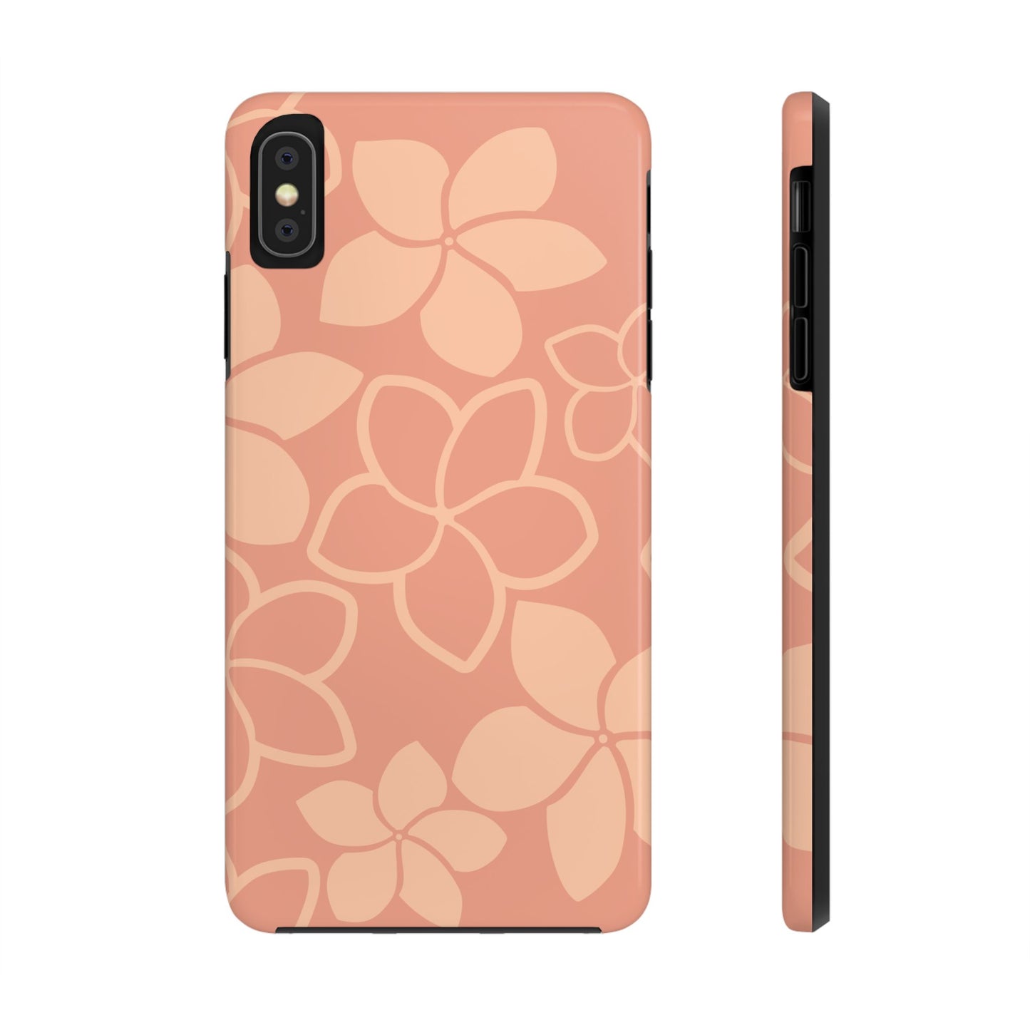 Tough Phone Cases - Plumeria (Salmon)