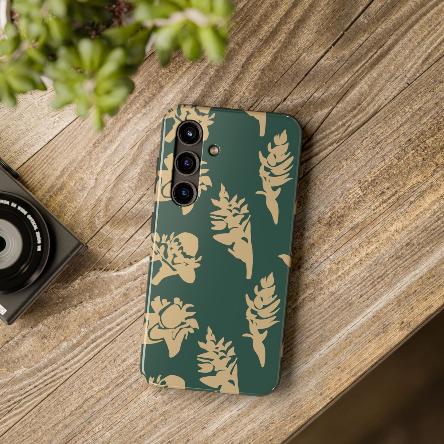 Tough Phone Cases - Ginger (Deep Sea Green)
