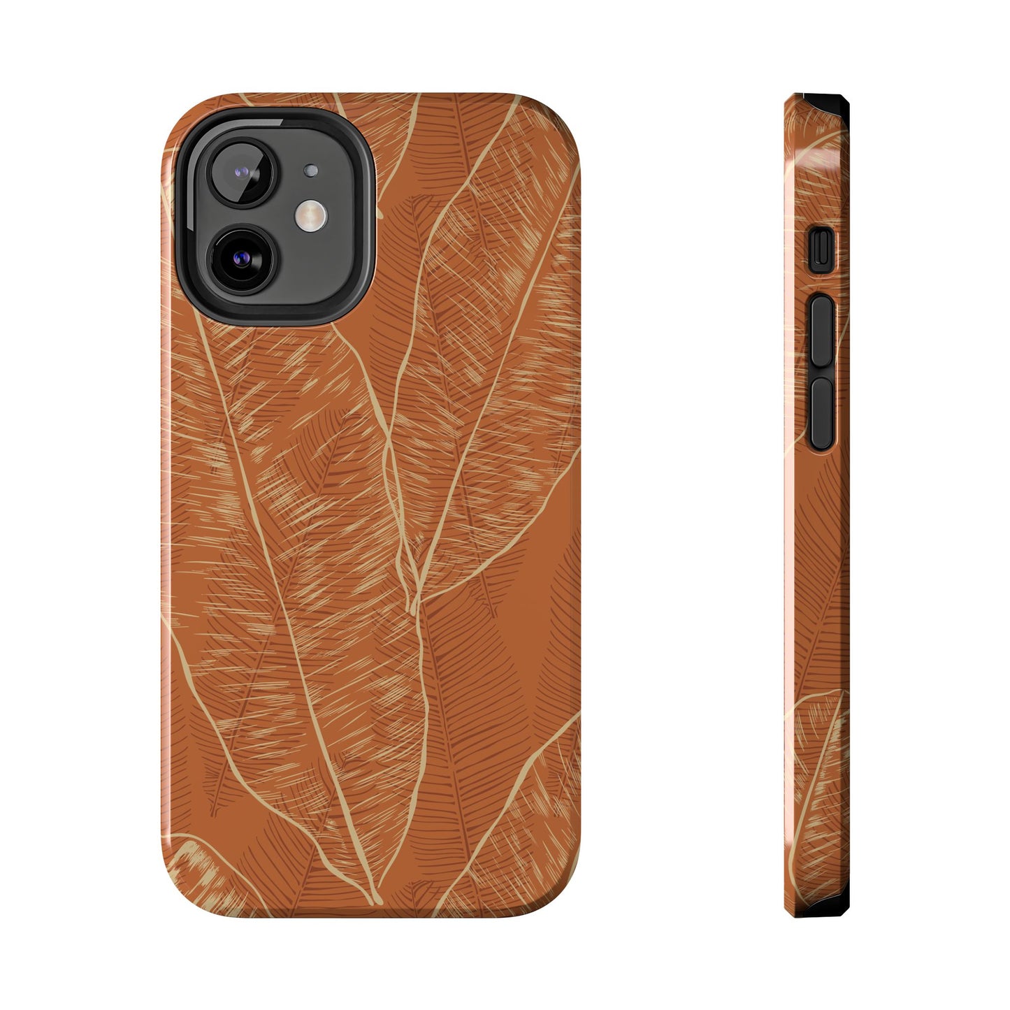 Tough Phone Cases - Banana Leaf (Rust)