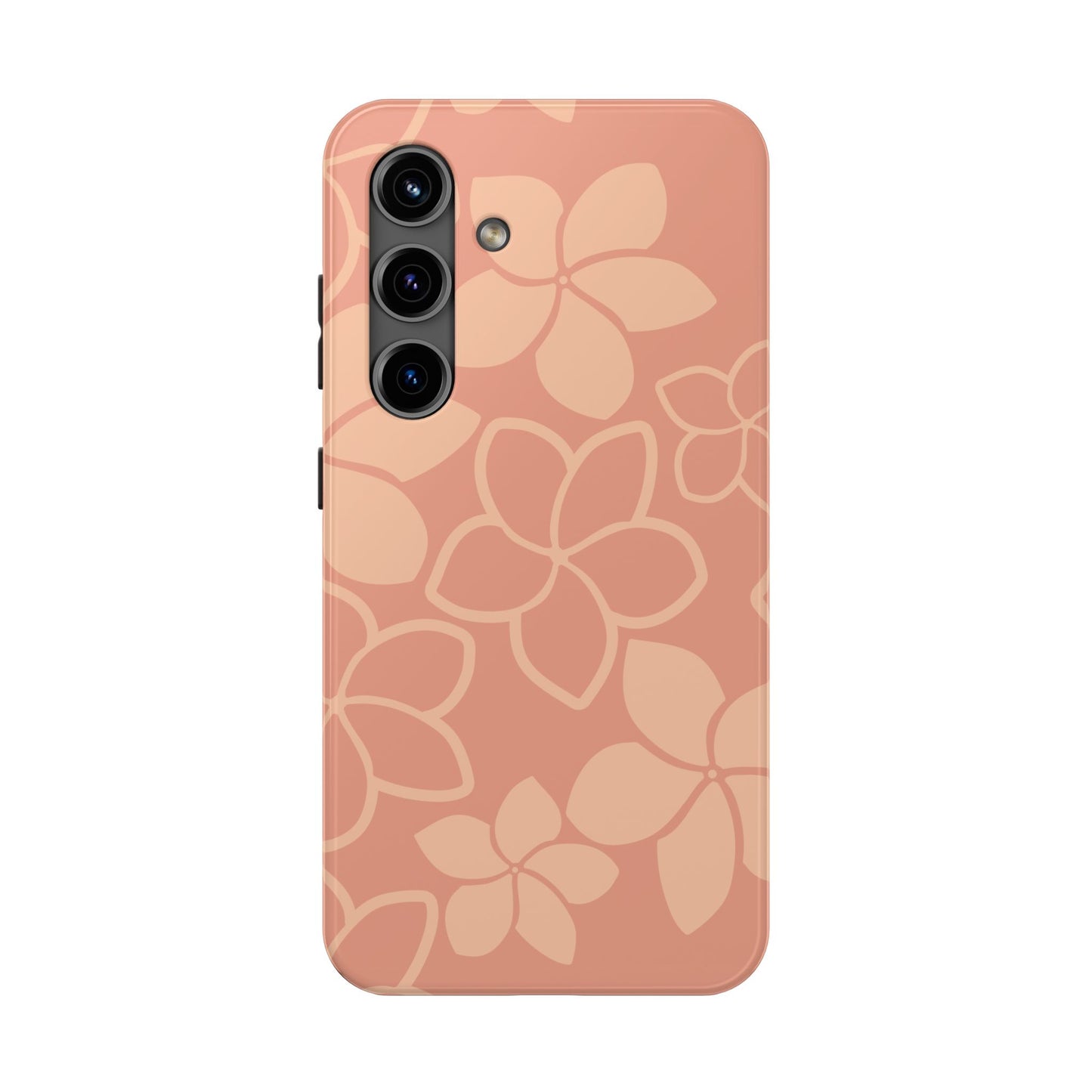 Tough Phone Cases - Plumeria (Salmon)