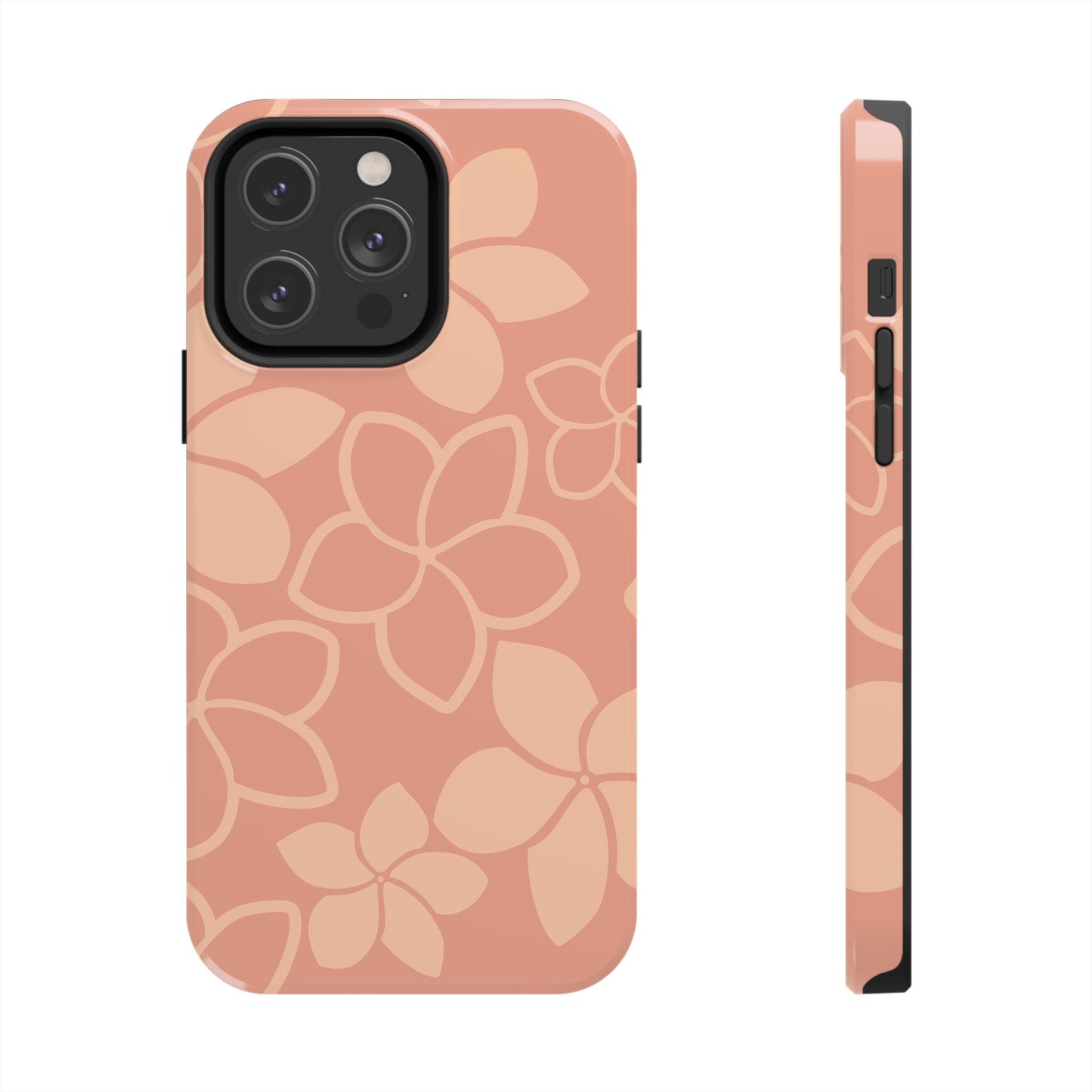 Tough Phone Cases - Plumeria (Salmon)