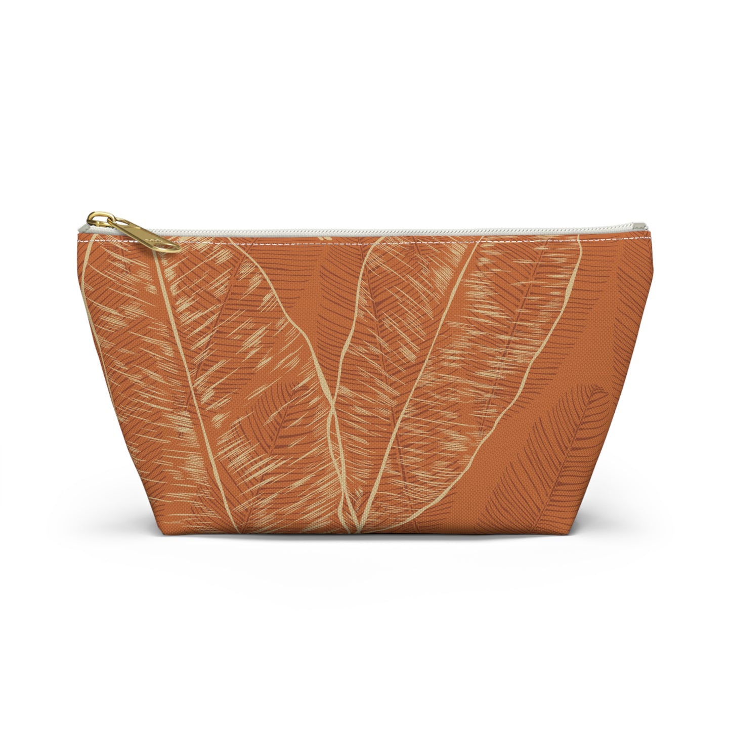 Accessory Pouch (Banana Leaf - Burnt Orange)