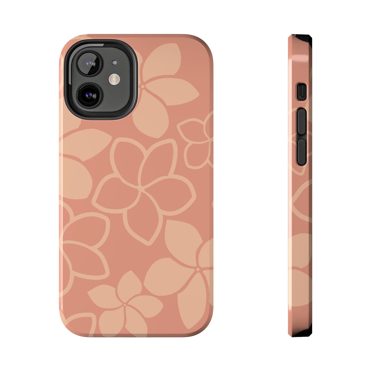 Tough Phone Cases - Plumeria (Salmon)