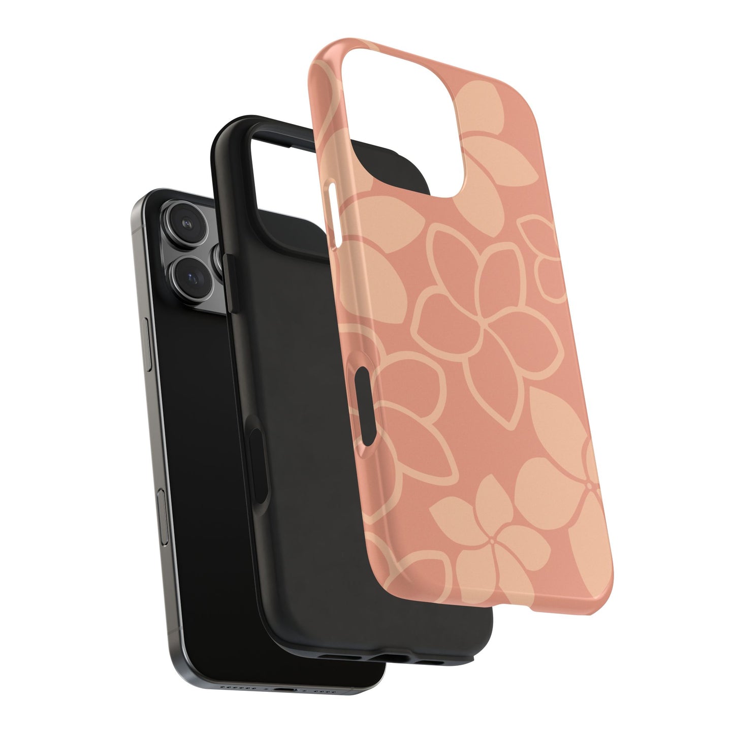 Tough Phone Cases - Plumeria (Salmon)
