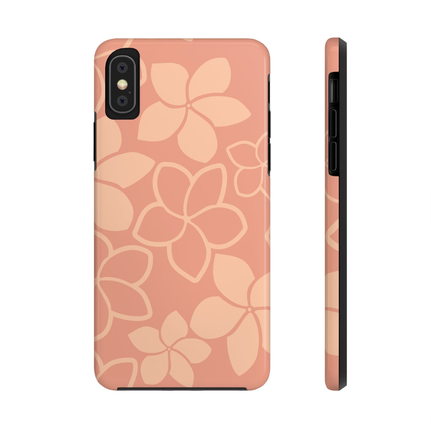 Tough Phone Cases - Plumeria (Salmon)