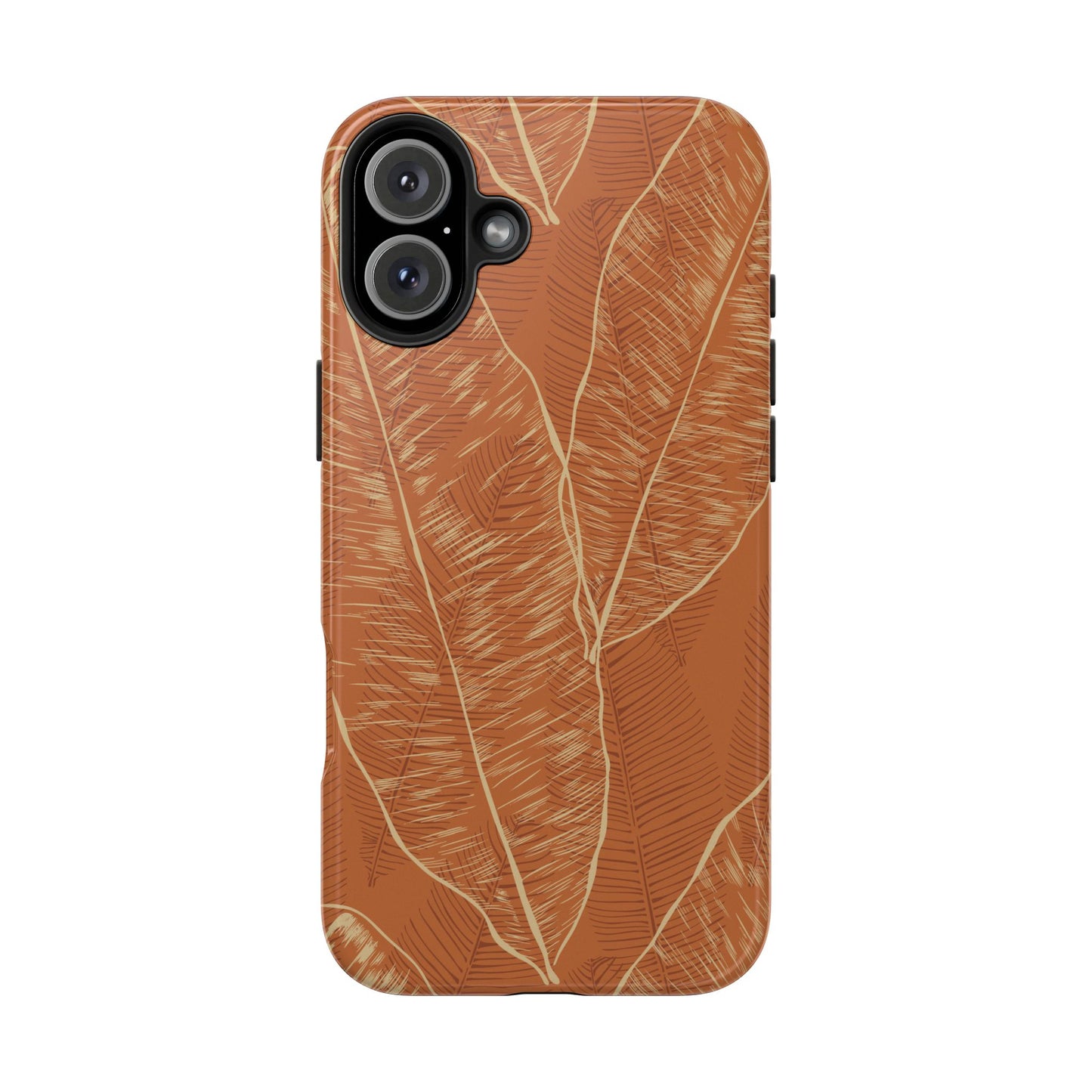 Tough Phone Cases - Banana Leaf (Rust)