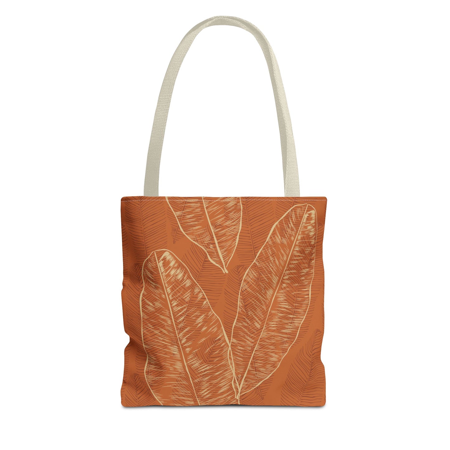 Tote Bag - Banana Leaf (Burnt Orange)