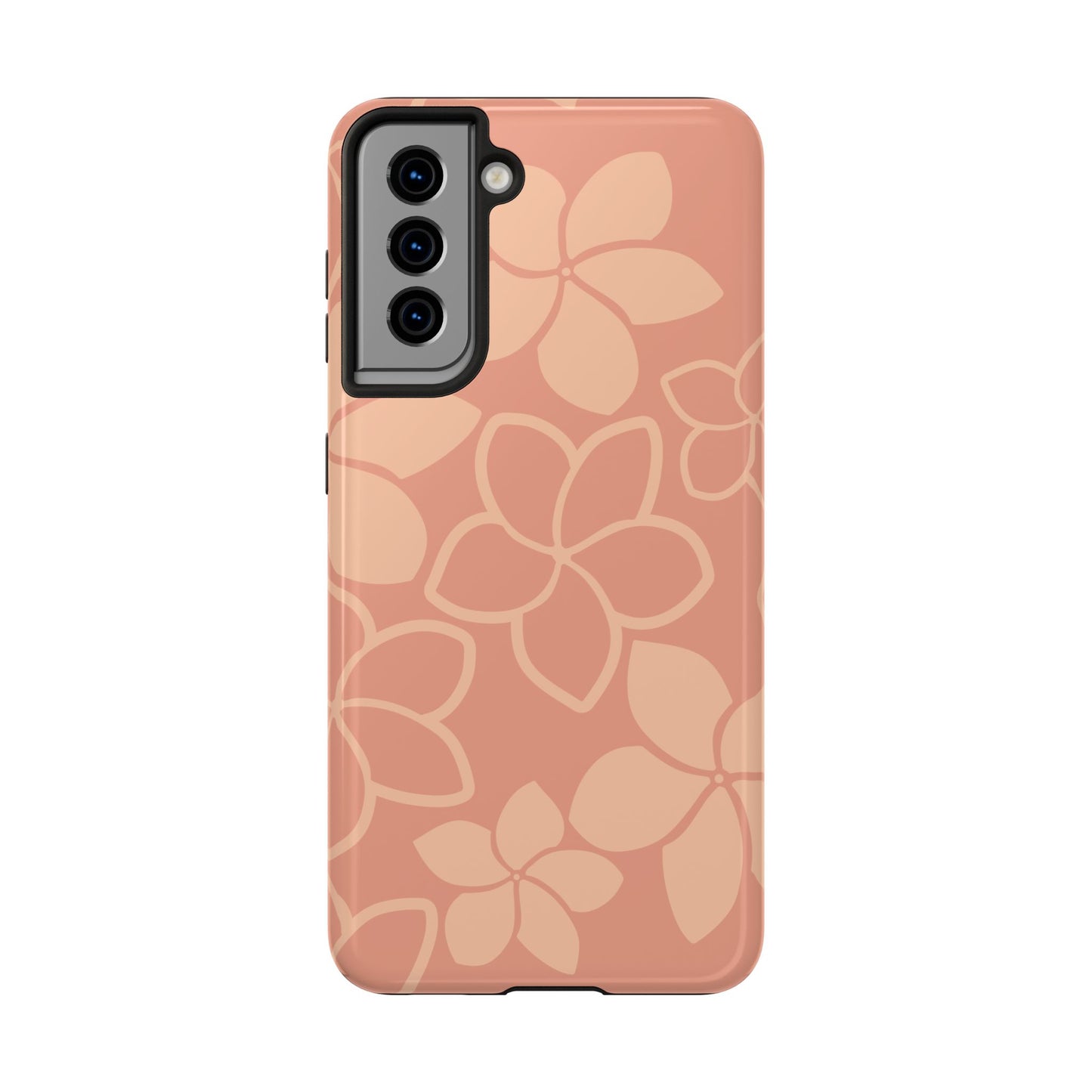 Tough Phone Cases - Plumeria (Salmon)
