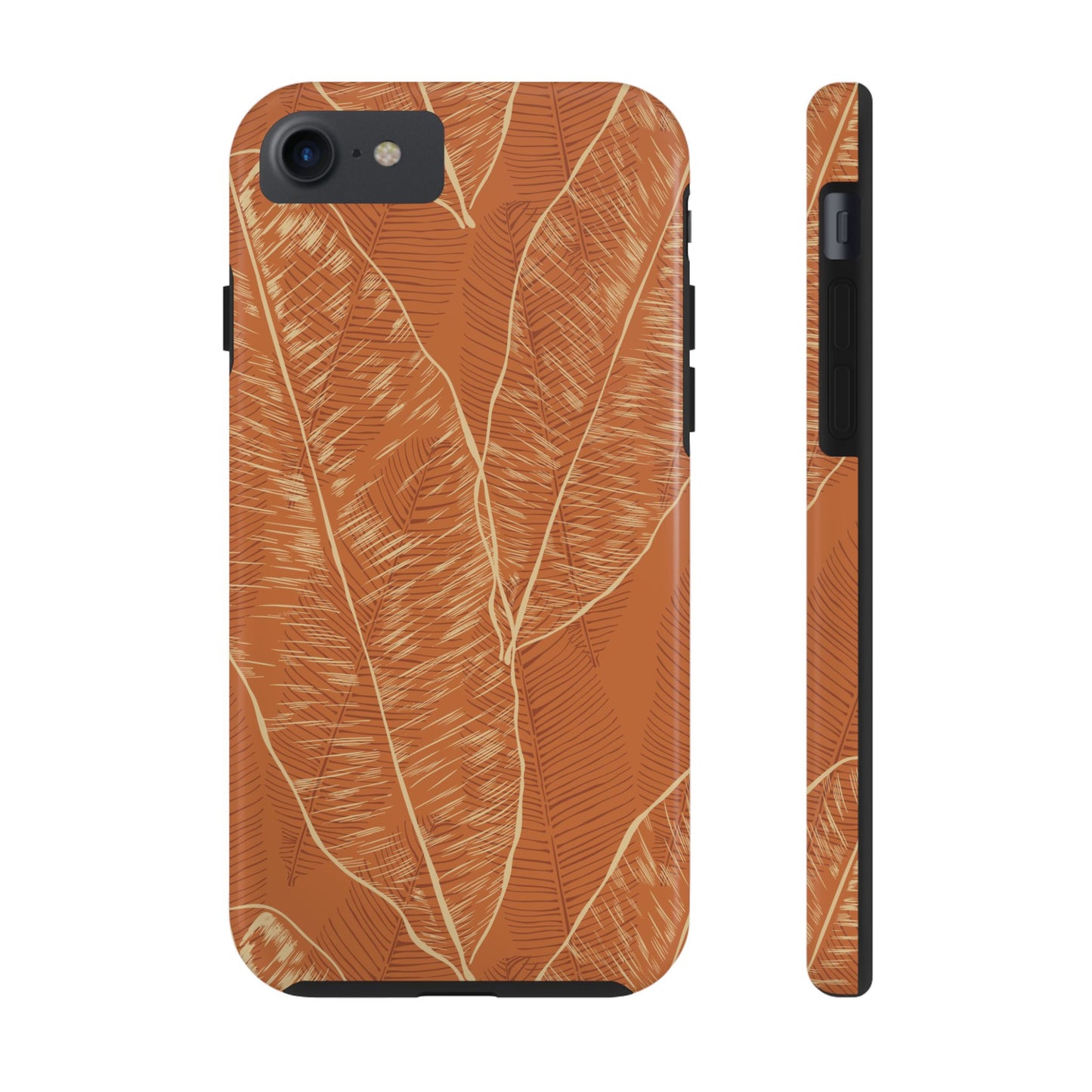 Tough Phone Cases - Banana Leaf (Rust)
