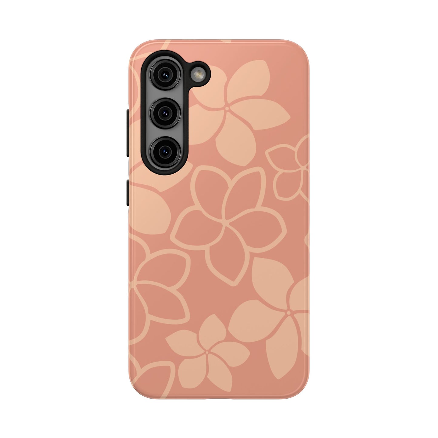 Tough Phone Cases - Plumeria (Salmon)