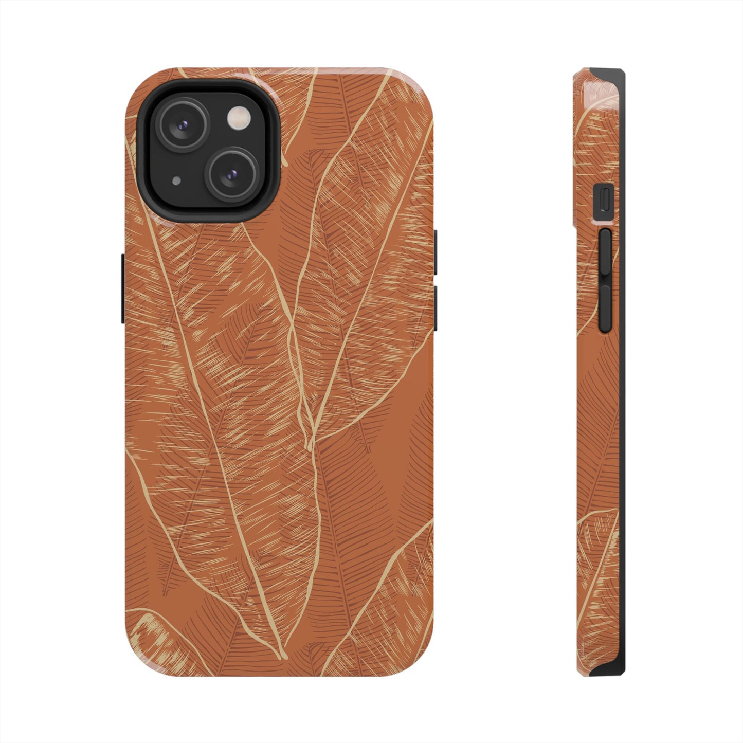 Tough Phone Cases - Banana Leaf (Rust)