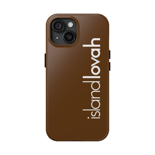Tough Phone Cases - Island Lovah (Brown)
