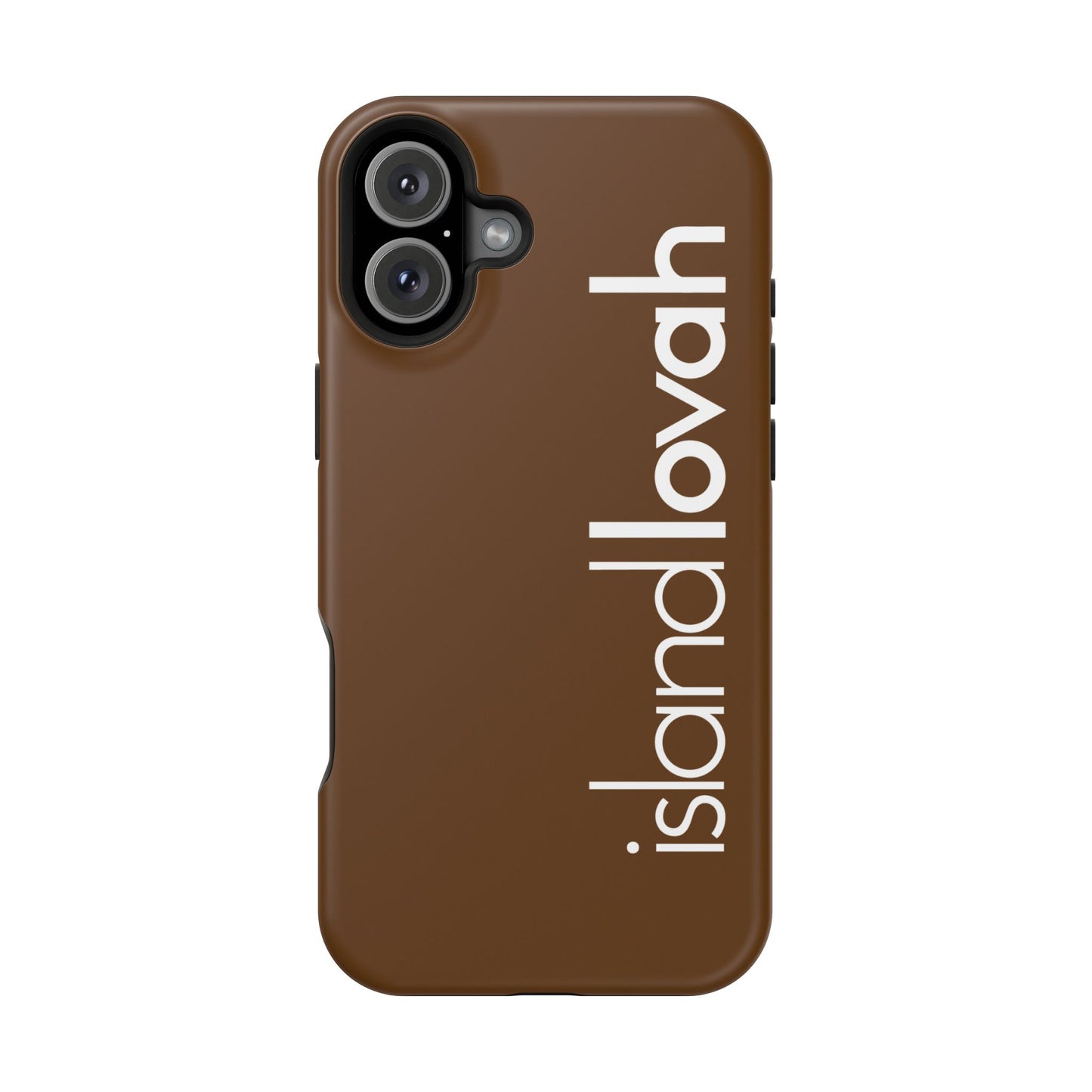 Magnetic Tough Cases iPhone - Island Lovah (Brown)