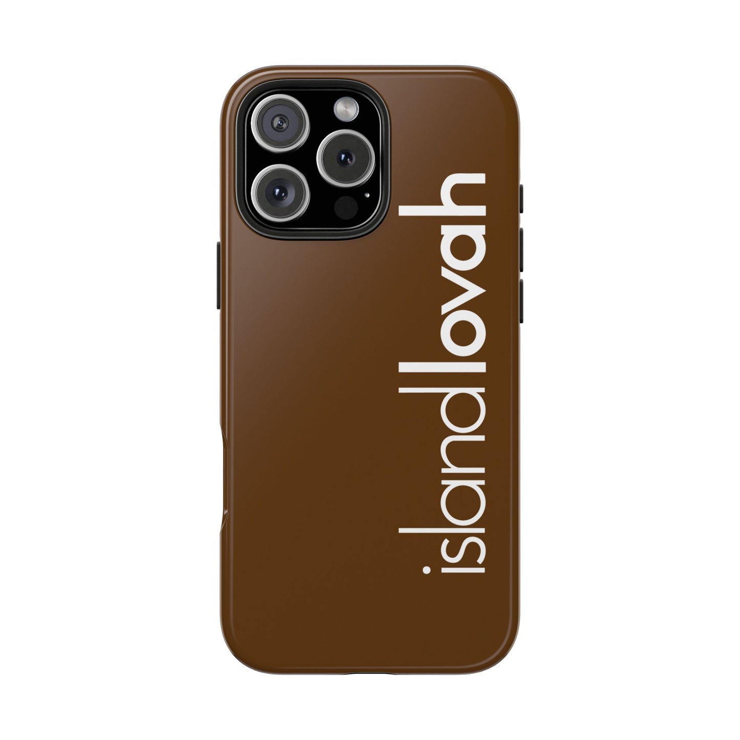 Tough Phone Cases - Island Lovah (Brown)