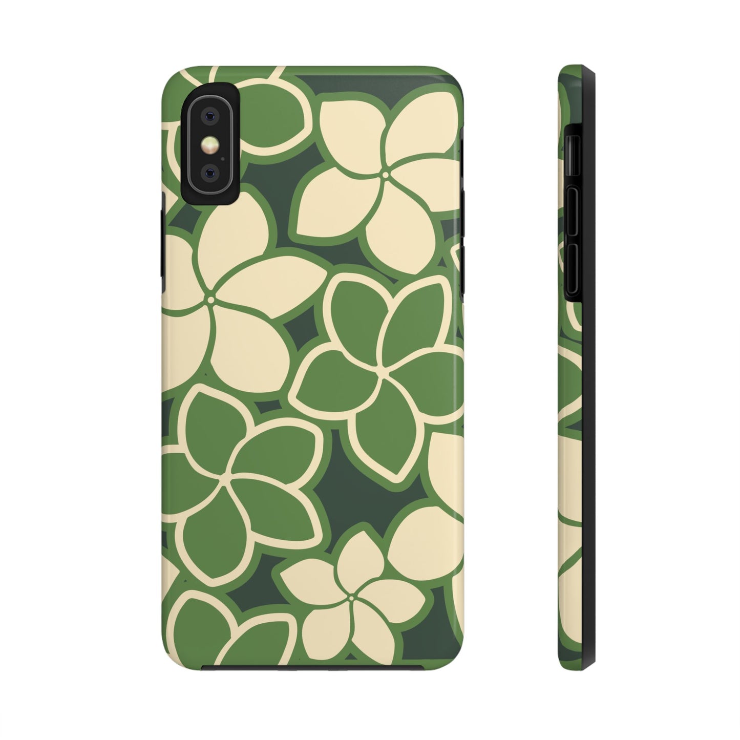 Tough Phone Cases - Plumeria (Green)