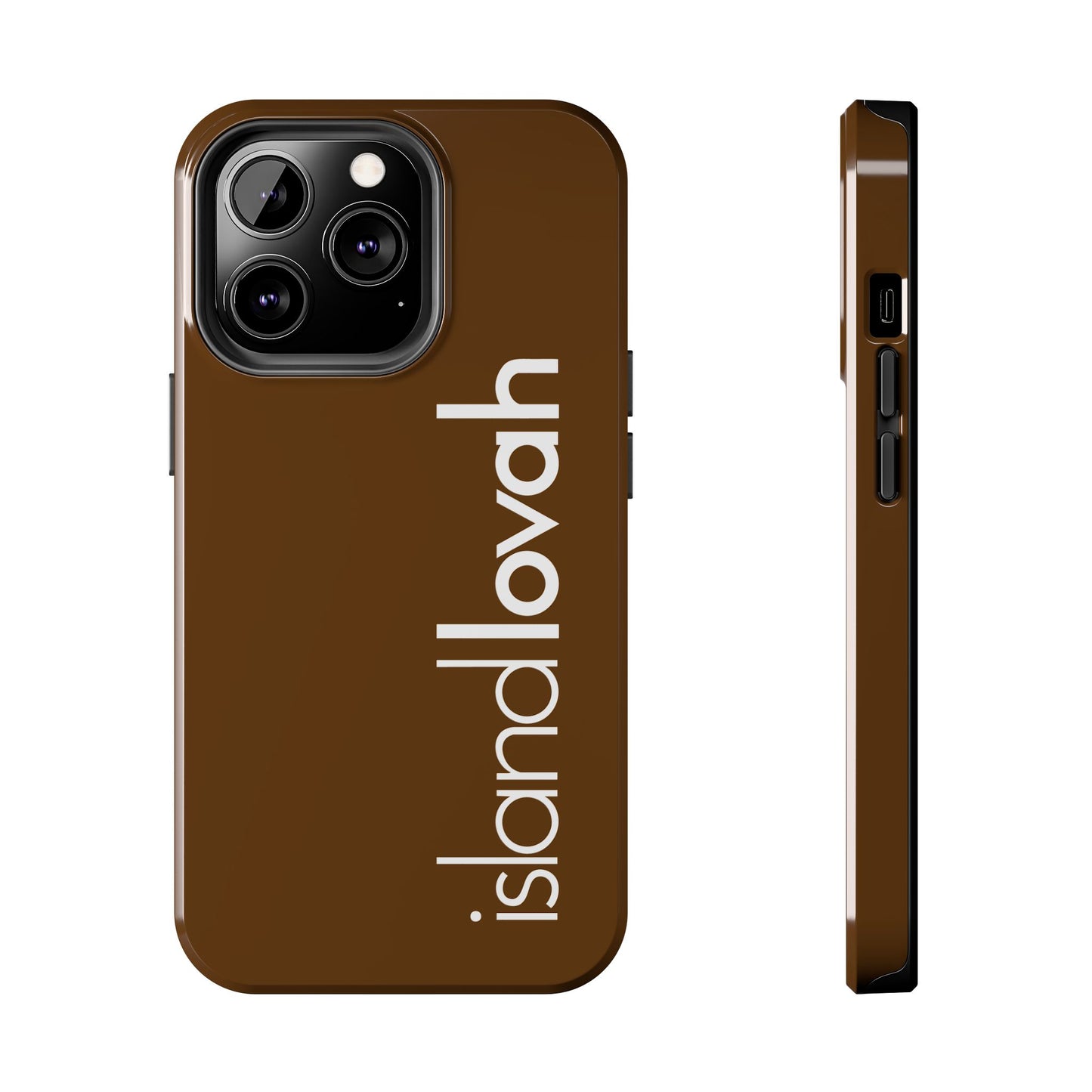 Tough Phone Cases - Island Lovah (Brown)