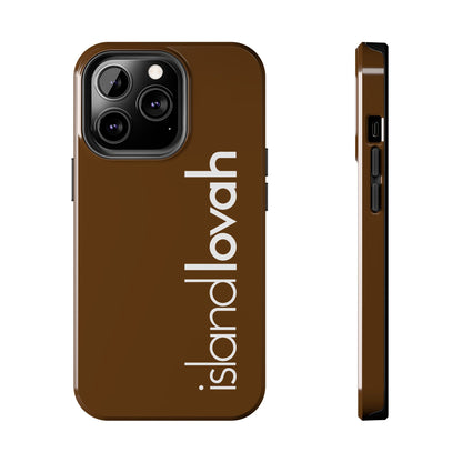 Tough Phone Cases - Island Lovah (Brown)