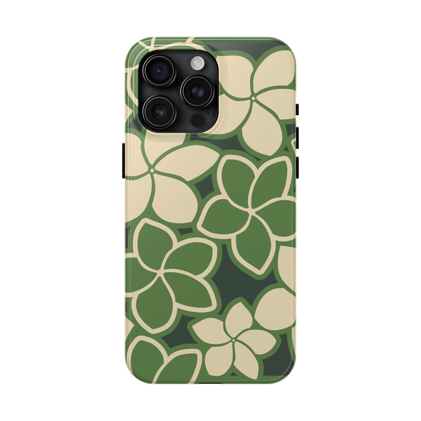 Tough Phone Cases - Plumeria (Green)